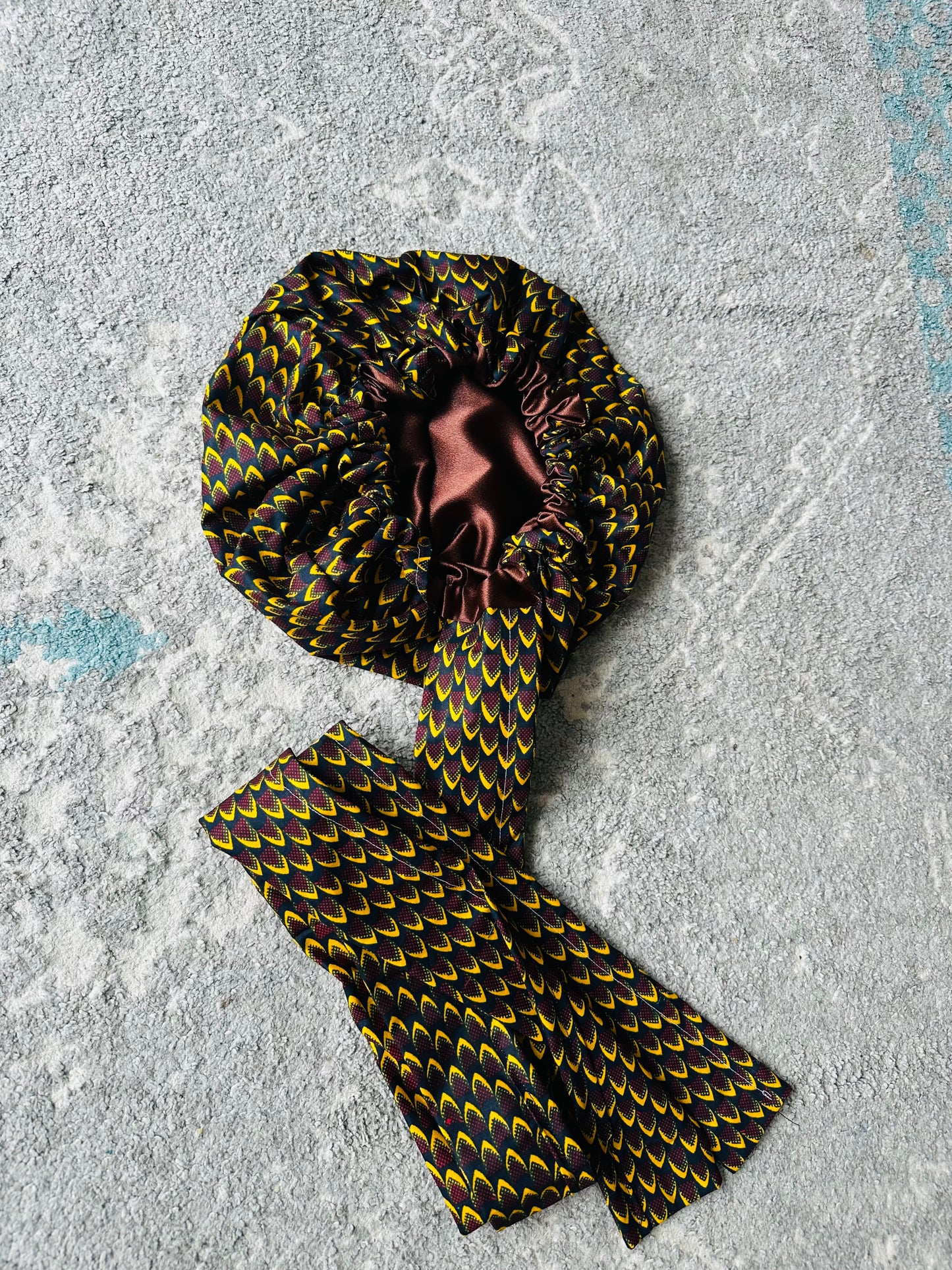 Turban wax - Foulard africain facile à nouer