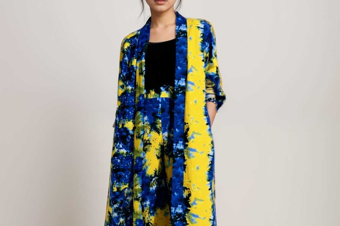Kimono Maxi Tie & Dye