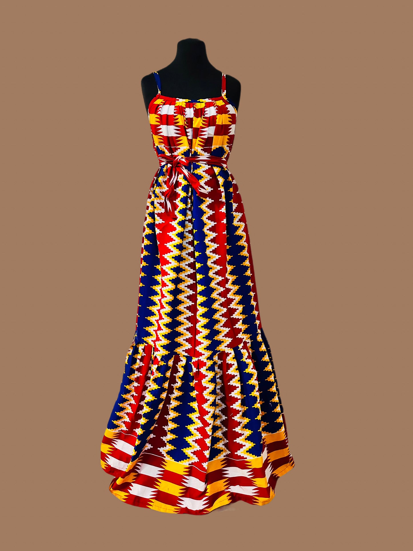 Robe d’été en Wax - avec poches