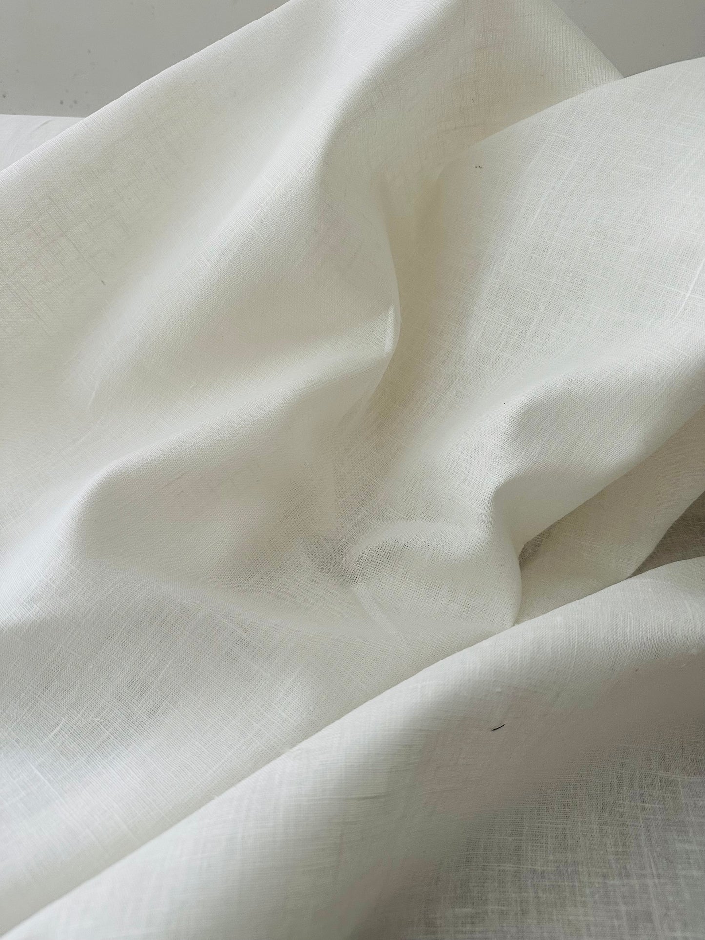 Tissu Lin Naturel - Blanc cassé - au Mètre