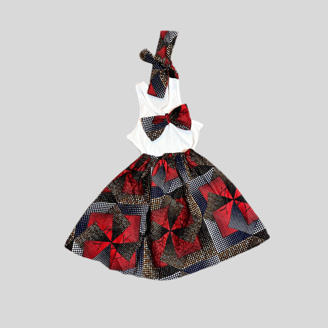 Ensemble 3 pièces bébé - Wax rouge