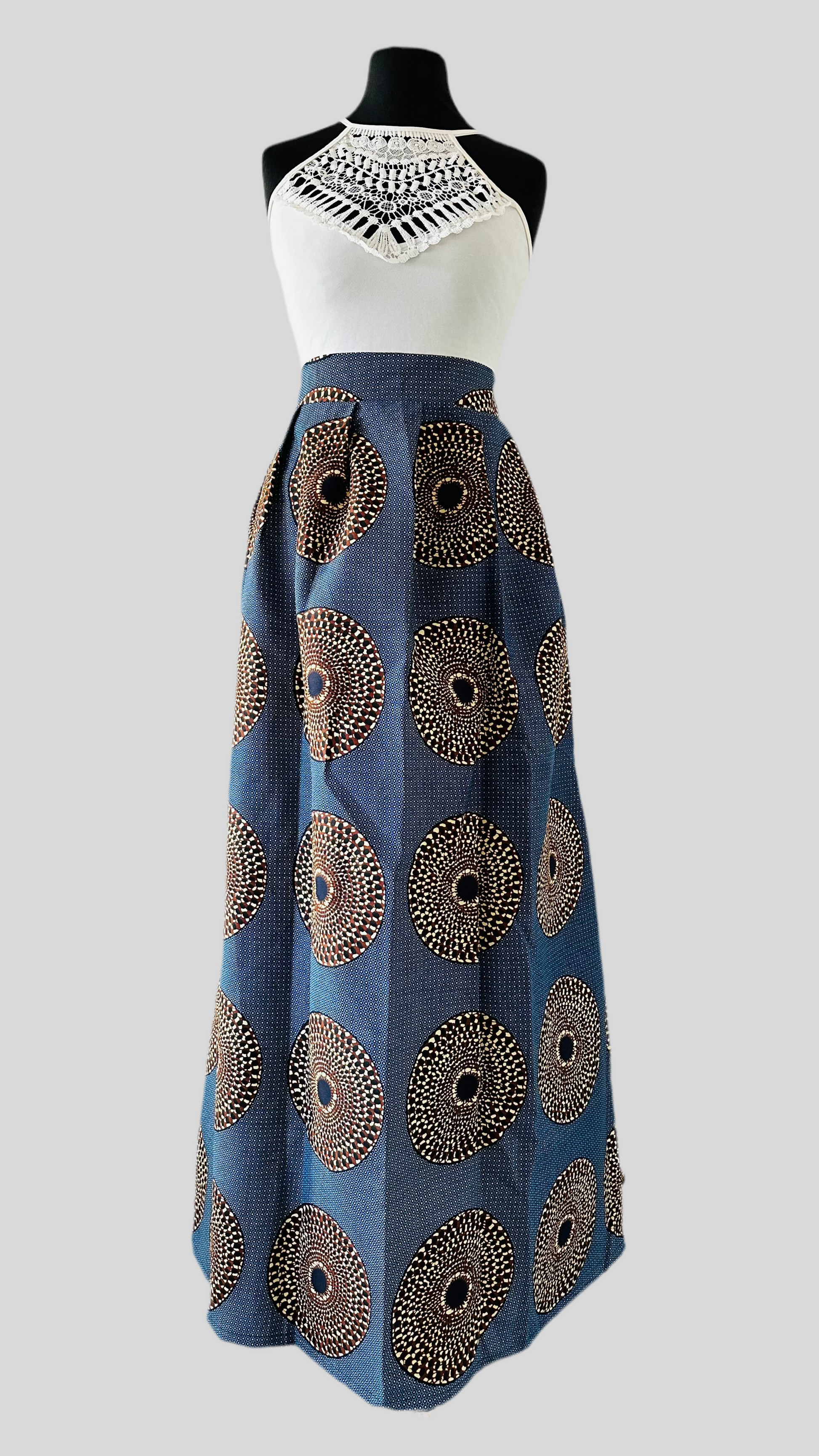 Jupe africaine longue - tenue mariage -africain-tenue demoiselle d'honneur - robe de soirée africaine - robe mariage traditionnel - jupe traditionnelle