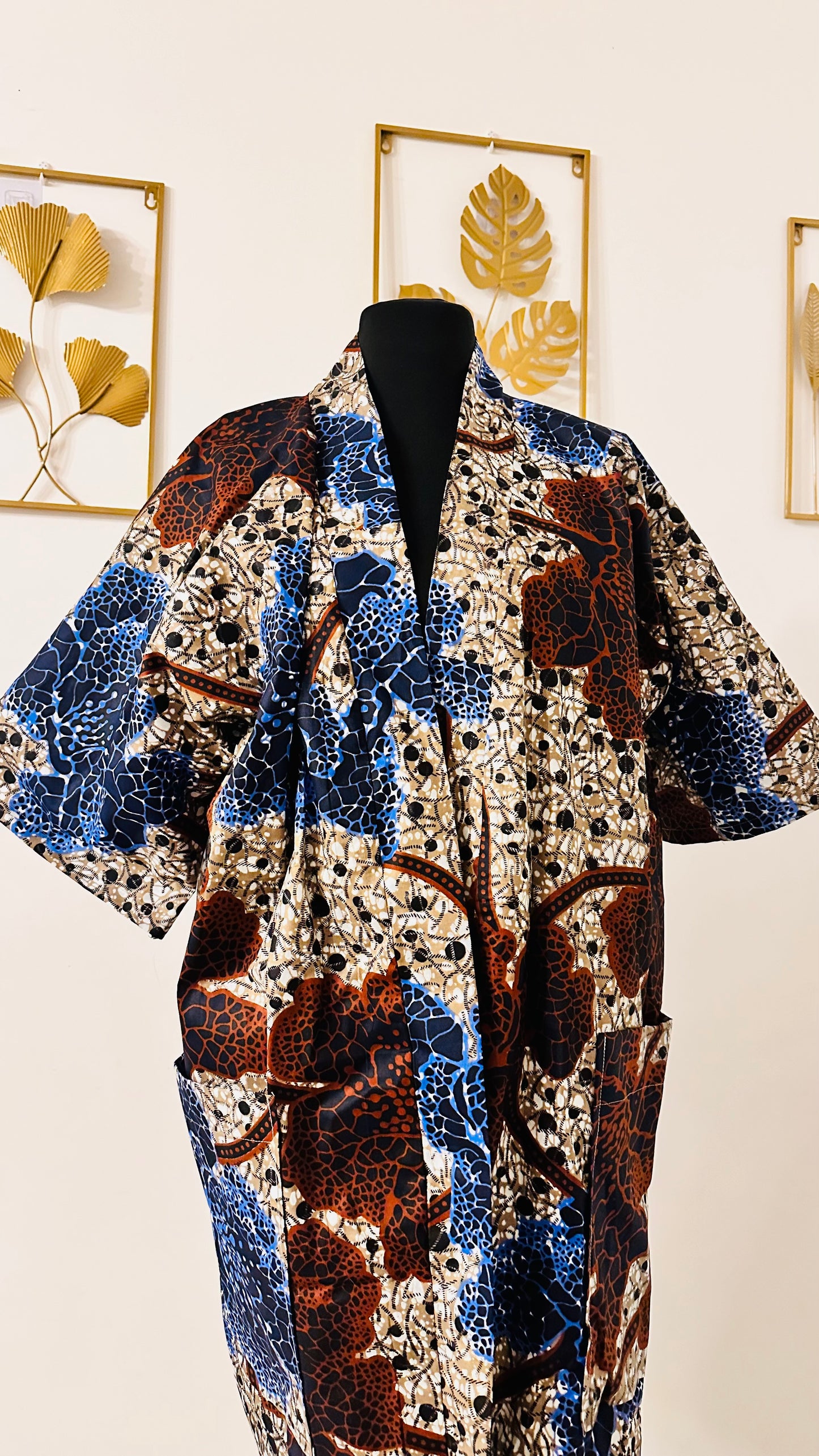 Kimono en Wax - Mi long