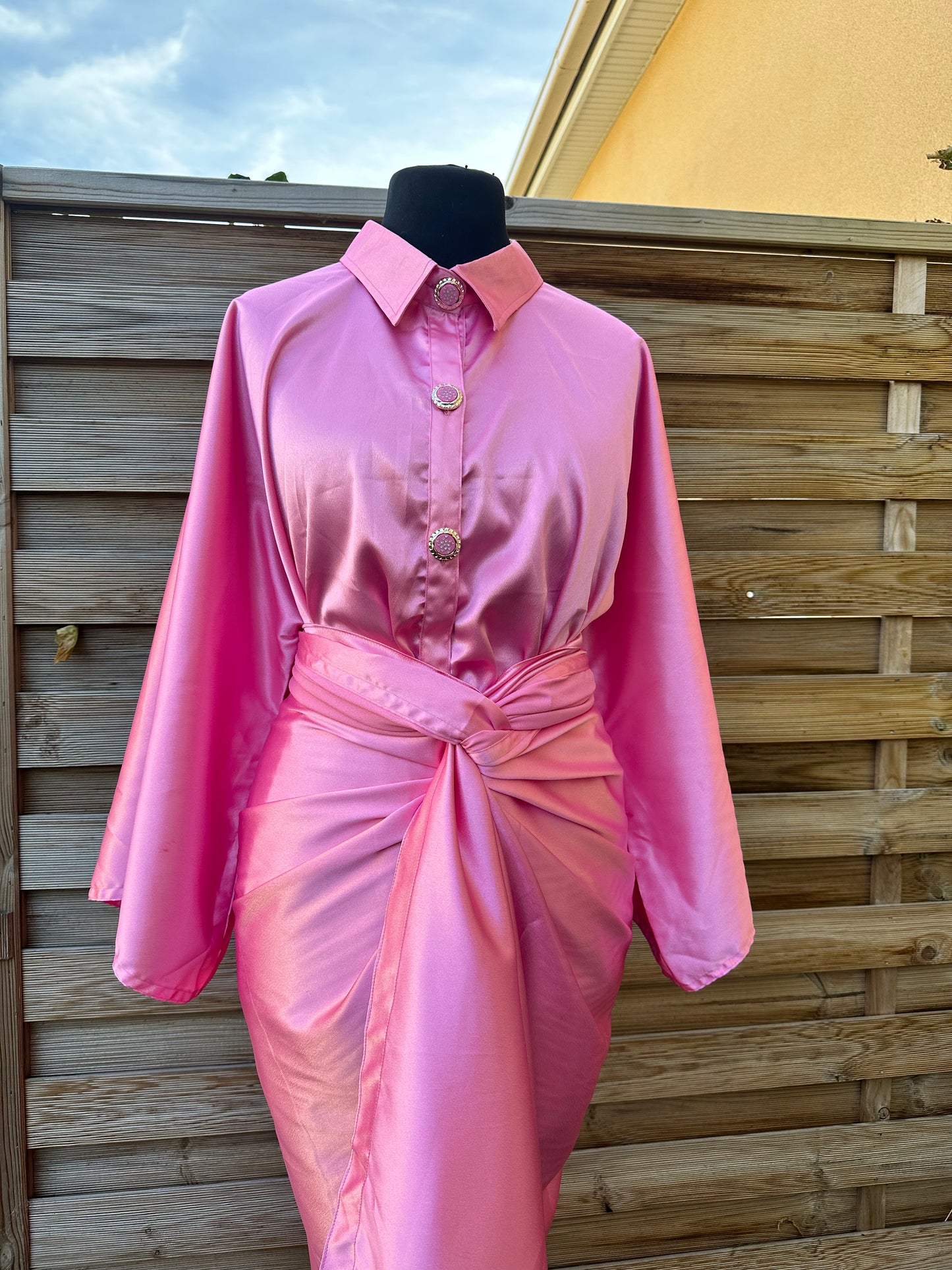 Ensemble deux pièces femme en Satin Duchesse - Tenue Mastoura Chic - Choix de couleur