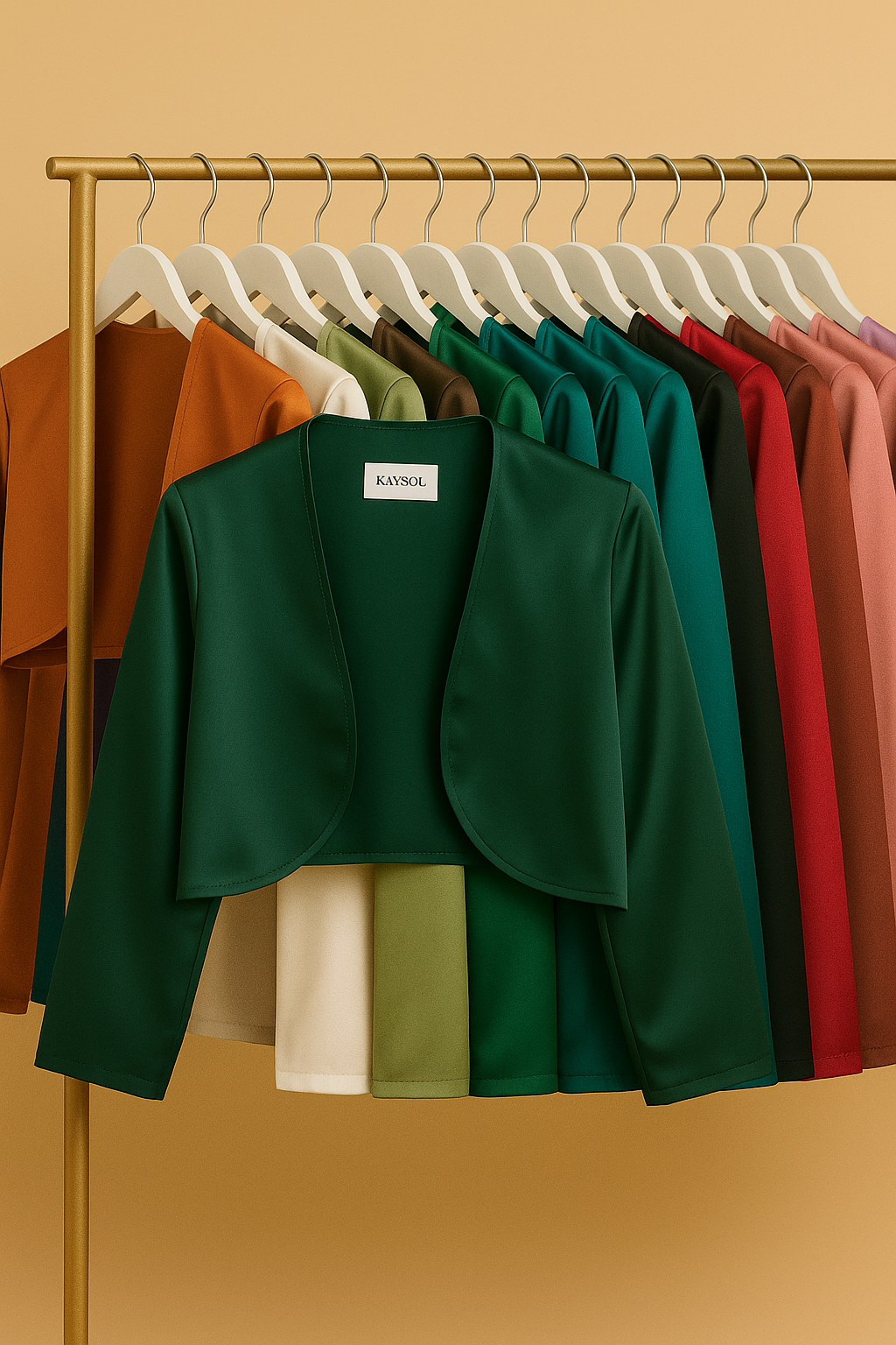Boléro Kimono Kaysol - Boléro pour Robe de Soirée - Choix Couleurs