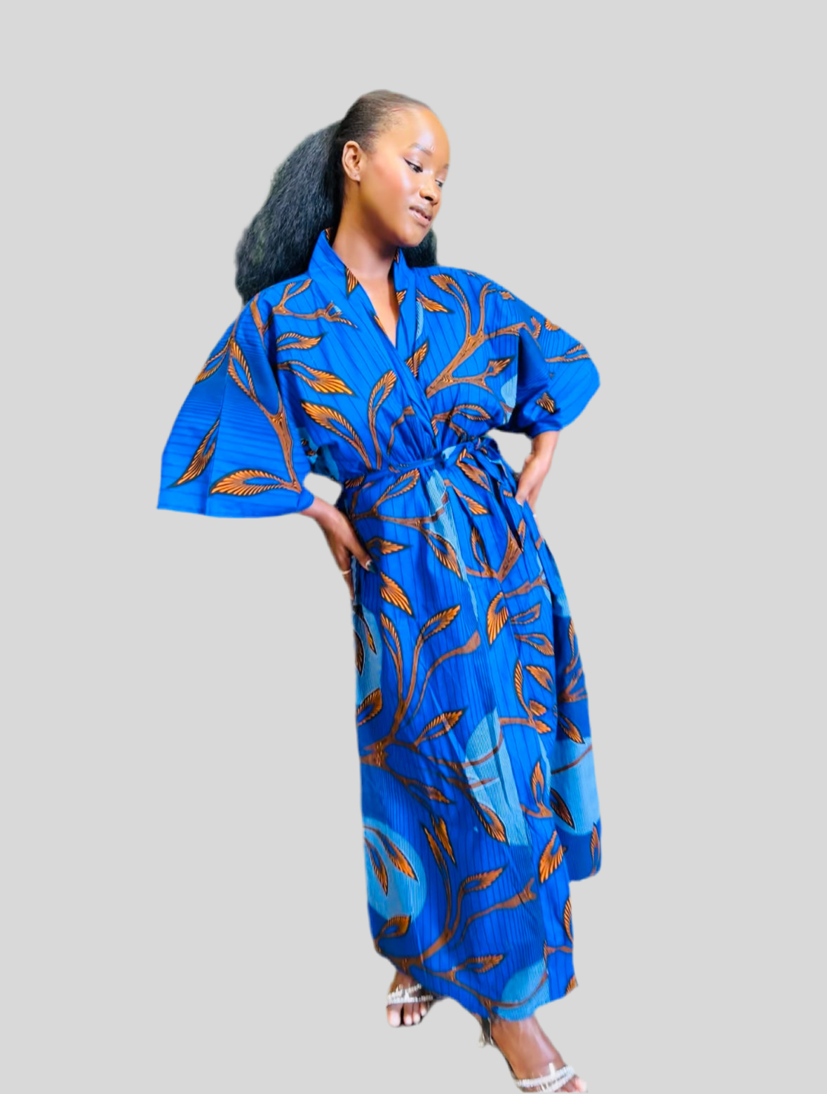 Robe kimono en Wax - Convertible
