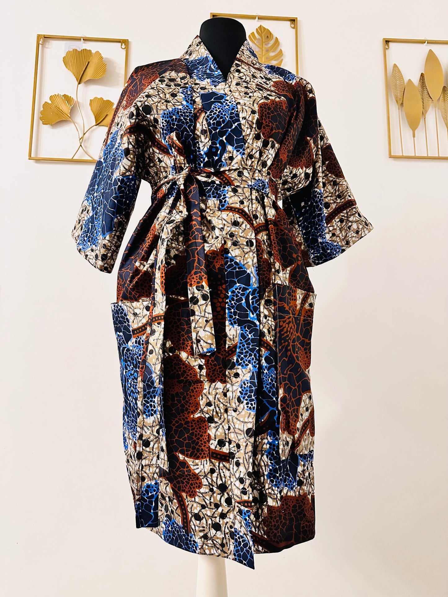 Kimono en Wax - Mi long