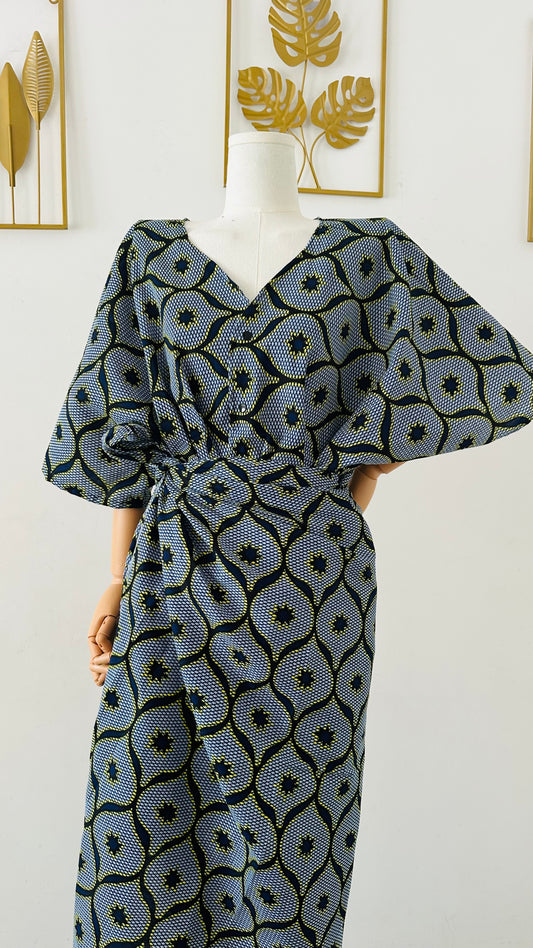 Ensemble deux pieces en Wax - Ensemble femme en Wax authentique - Kaysol Couture