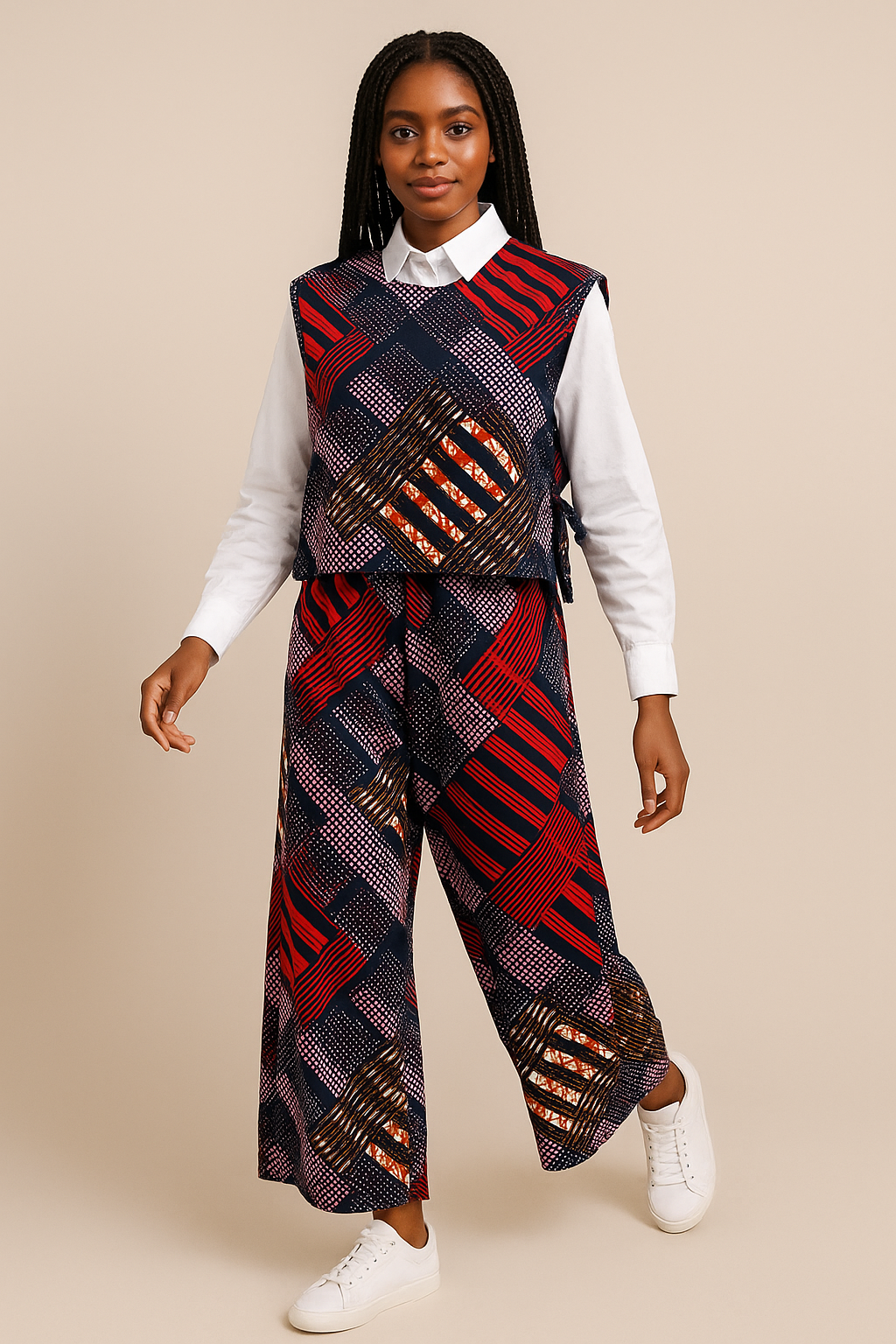 Tenue de cérémonie en Wax - Femme - Kaysol Couture