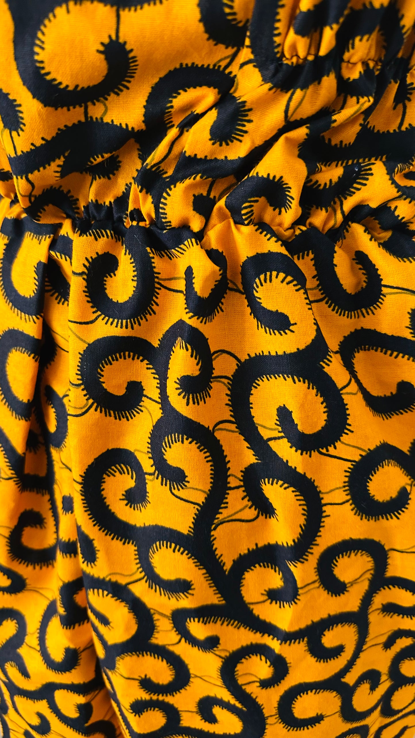 Robe bustier wax jaune - Kaysol Couture