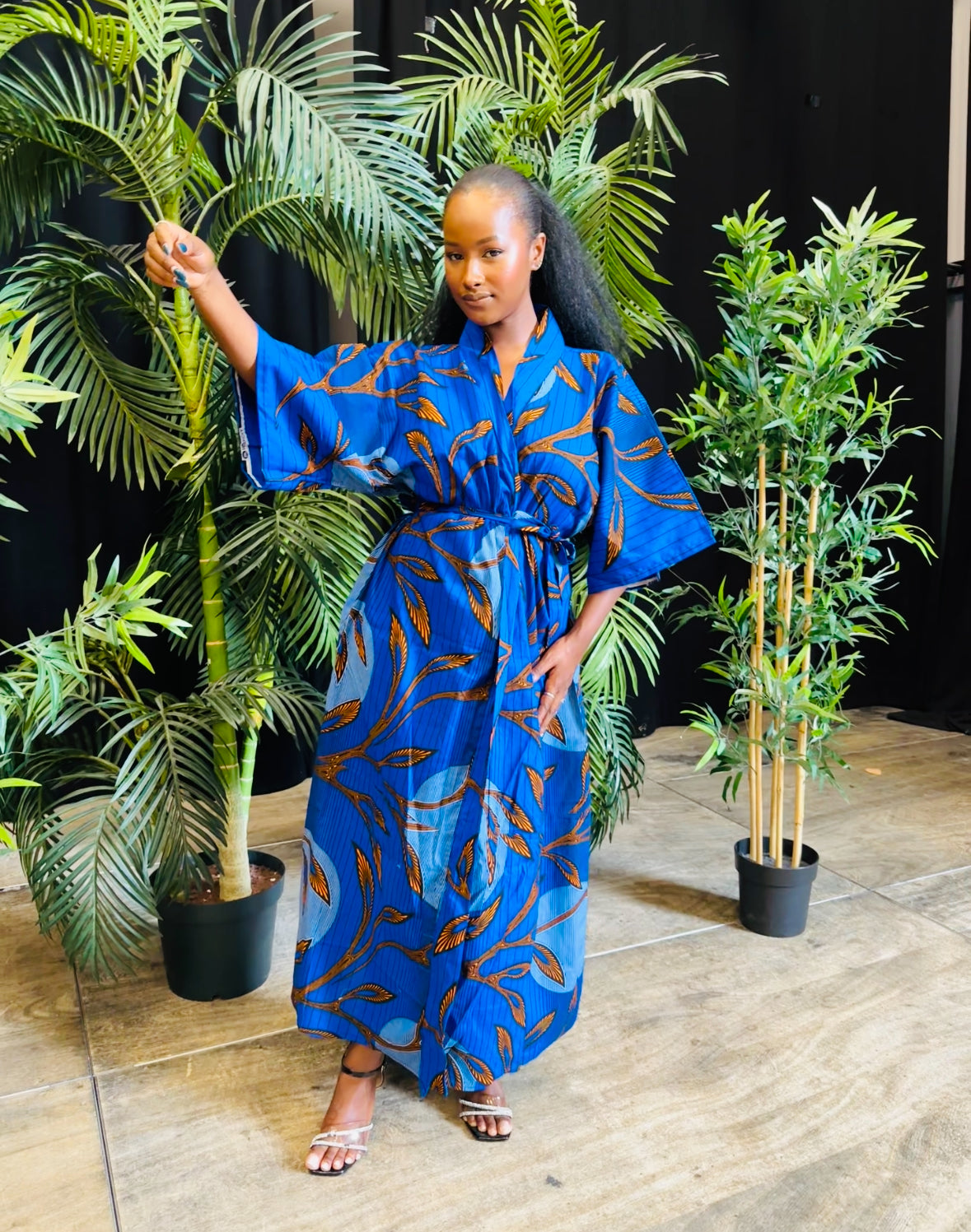Robe kimono en Wax - Convertible