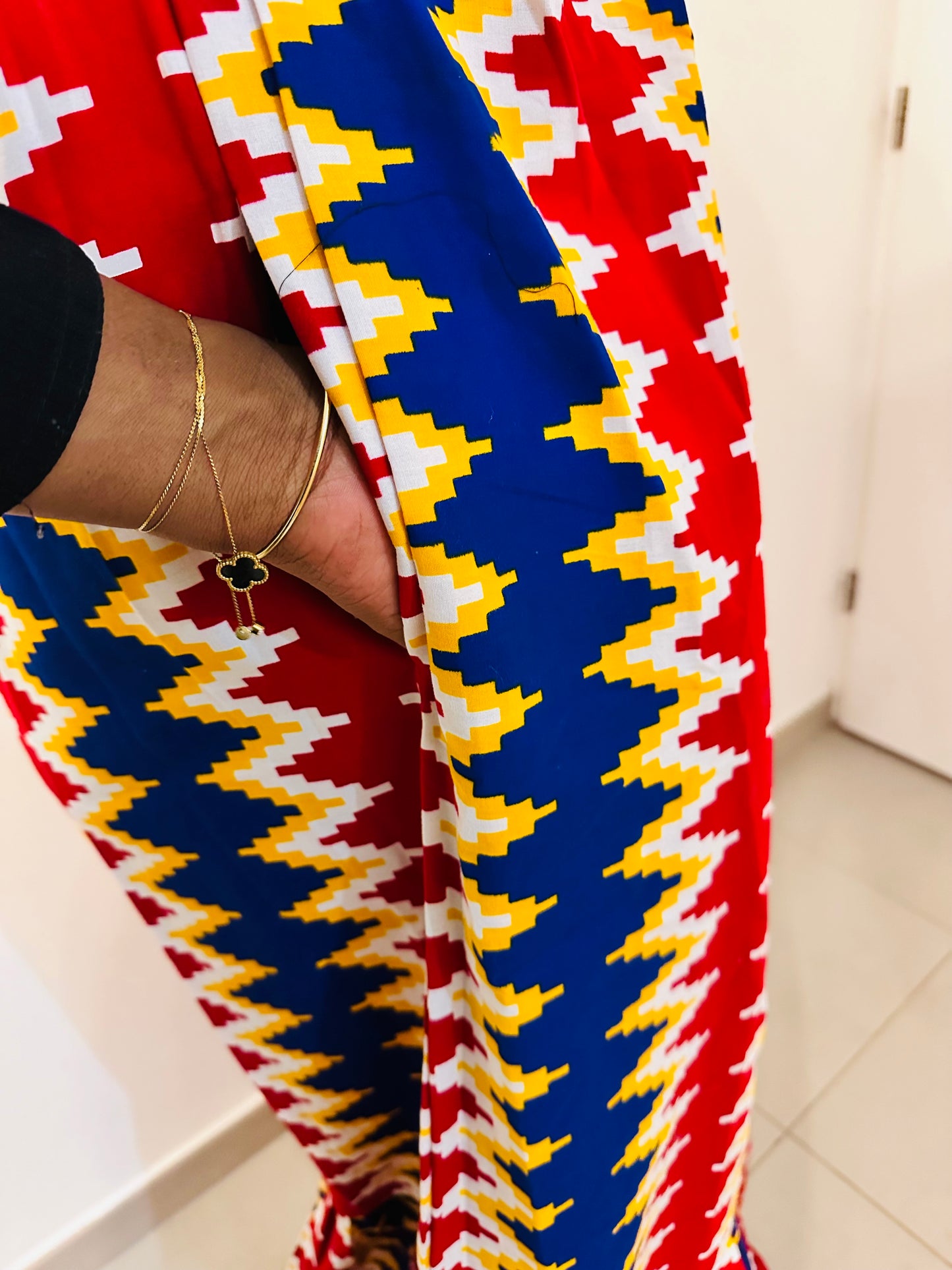 Robe d’été en Wax - avec poches