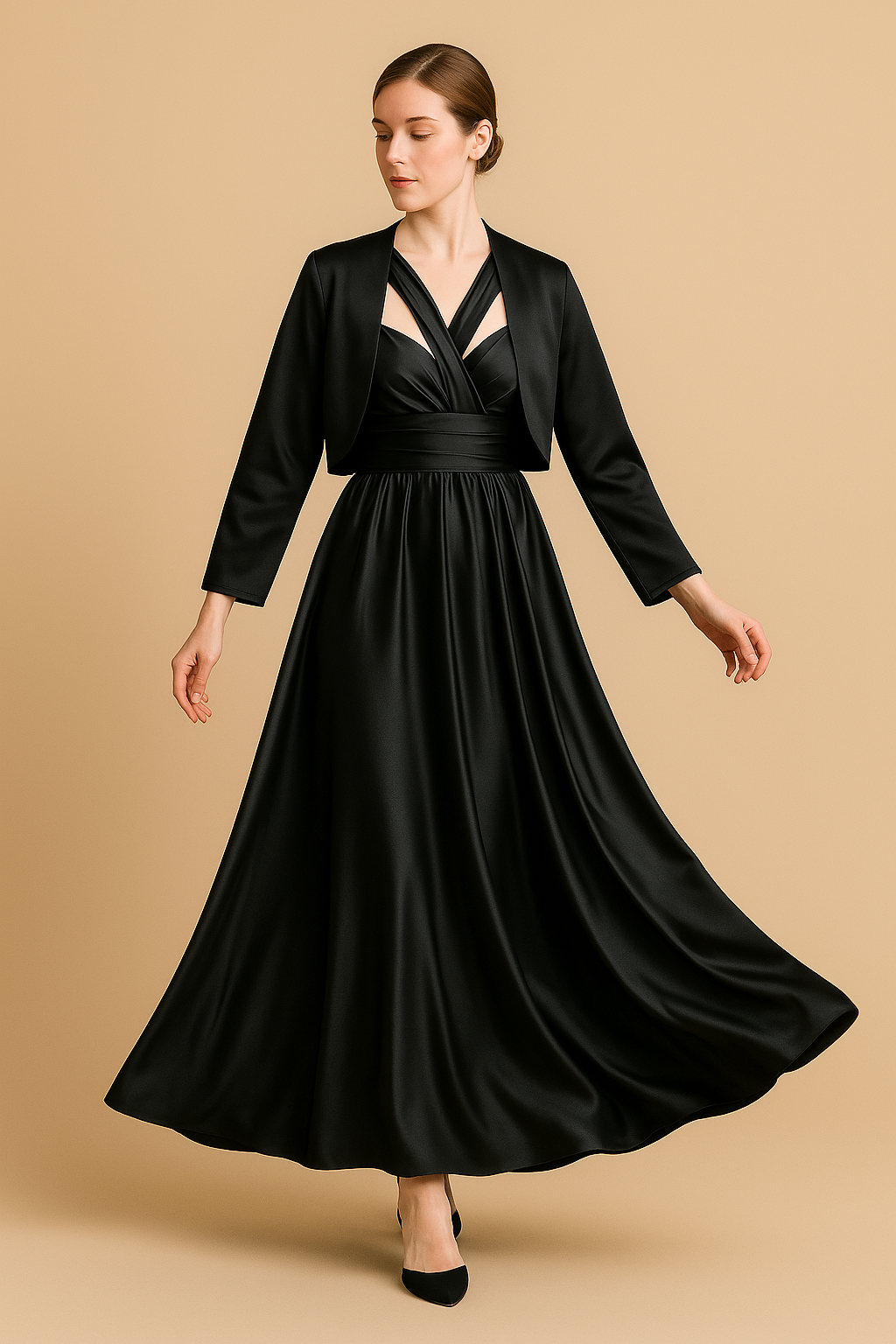 Boléro Kimono Kaysol - Boléro pour Robe de Soirée - Choix Couleurs