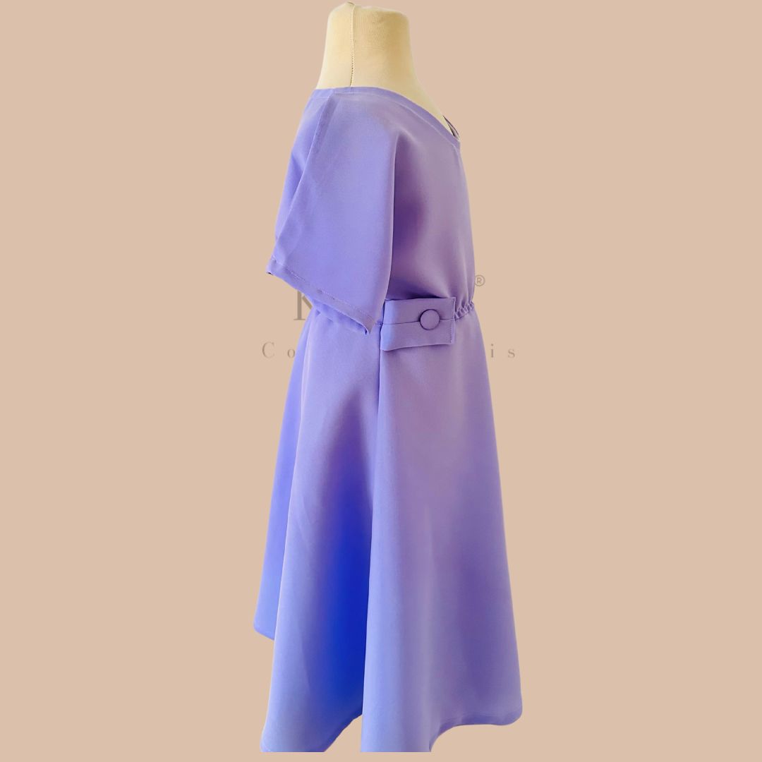 Patron Robe vintage enfant - Patron couture PDF - Instruction vidéo couture