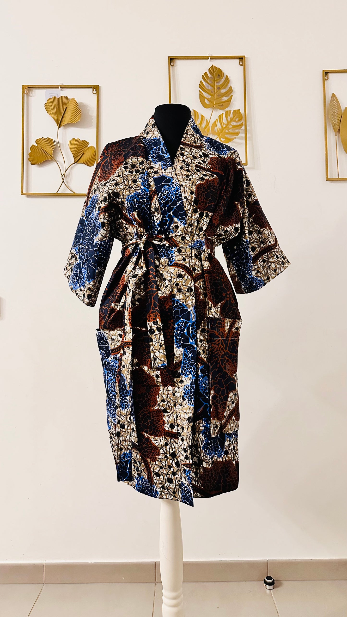 Kimono en Wax - Mi long