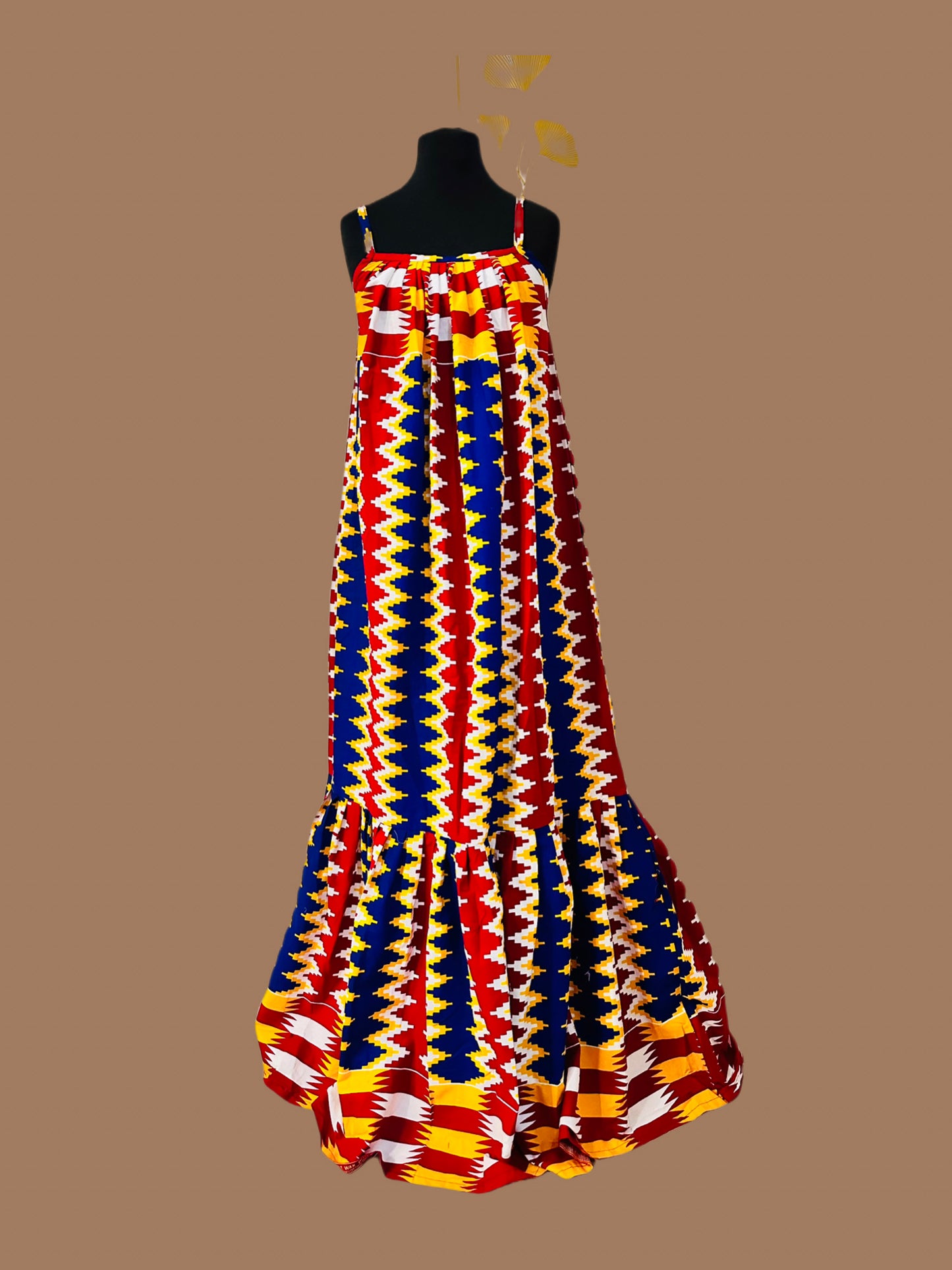 Robe d’été en Wax - avec poches