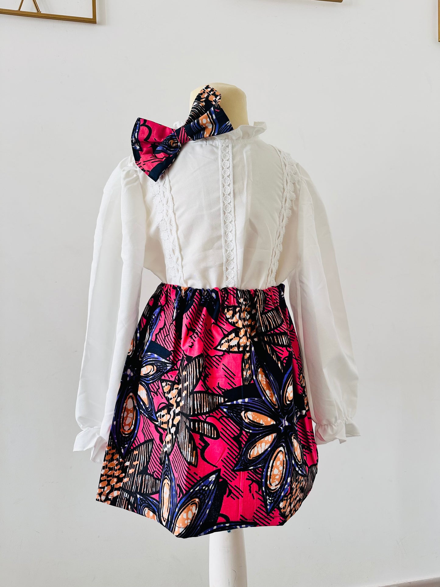 cadeau anniversaire fille - cadeau de naissance - cadeau robe africaine enfant- cadeau naissance fille - tenue repas de noël pour enfant