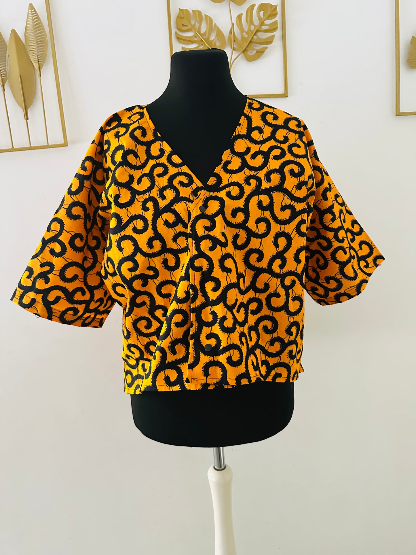 Ensemble deux pieces en Wax - Ensemble femme en Wax authentique