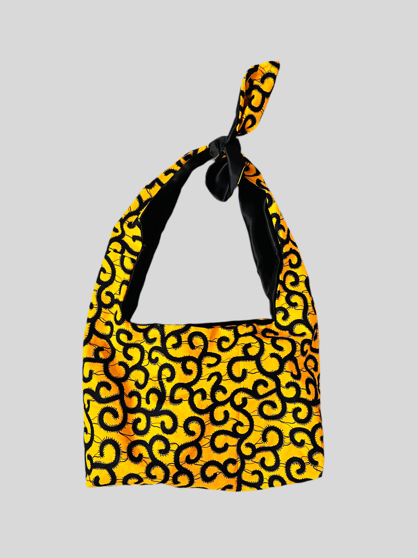 Hobo bag - Fourre-tout en Wax Jaune
