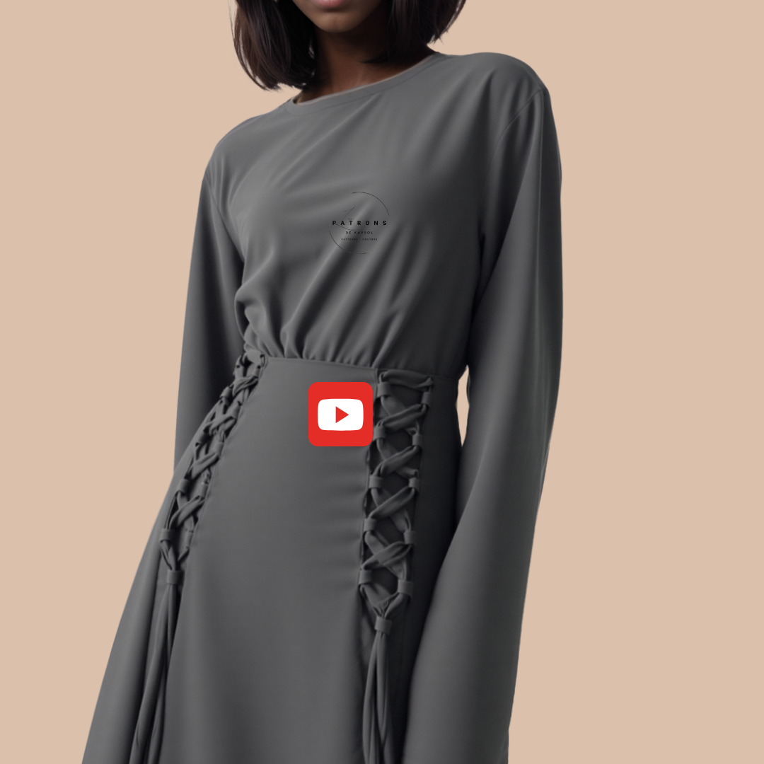 Patron Couture Femme- Blouse et Jupe - Patron couture PDF - 12 tailles EU/US-tenue femme facile a coudre - apprendre a coudre - cours de couture