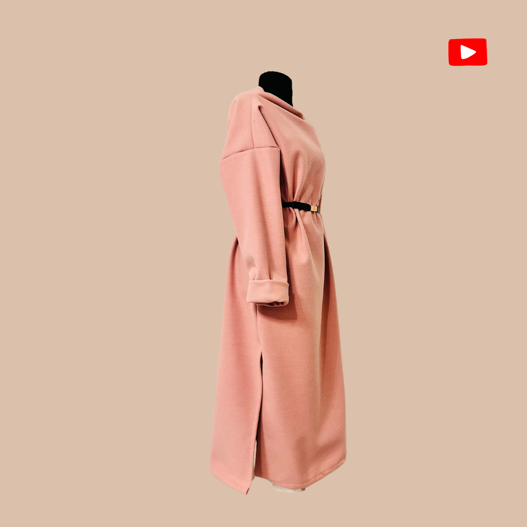 Patron couture Robe longue - Patron couture Pdf - Avec instructions - 12 tailles