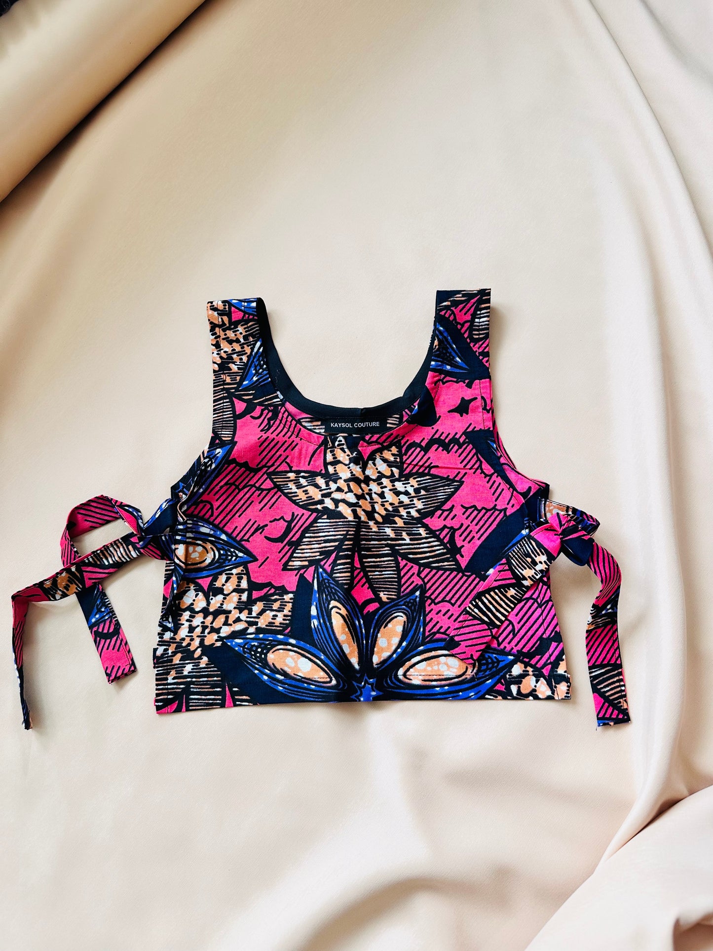 Sur-chemise en Wax pour enfant - Wax rose