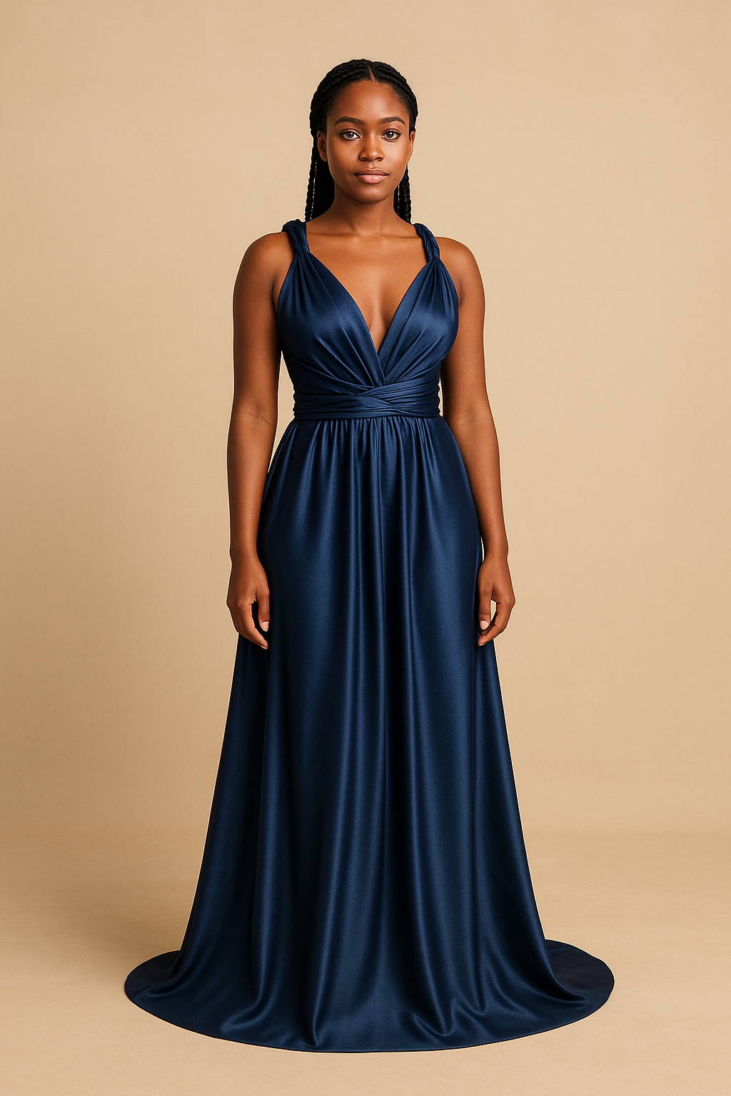 Robe demoiselle d’honneur Bleu Marine - Infinity Convertible