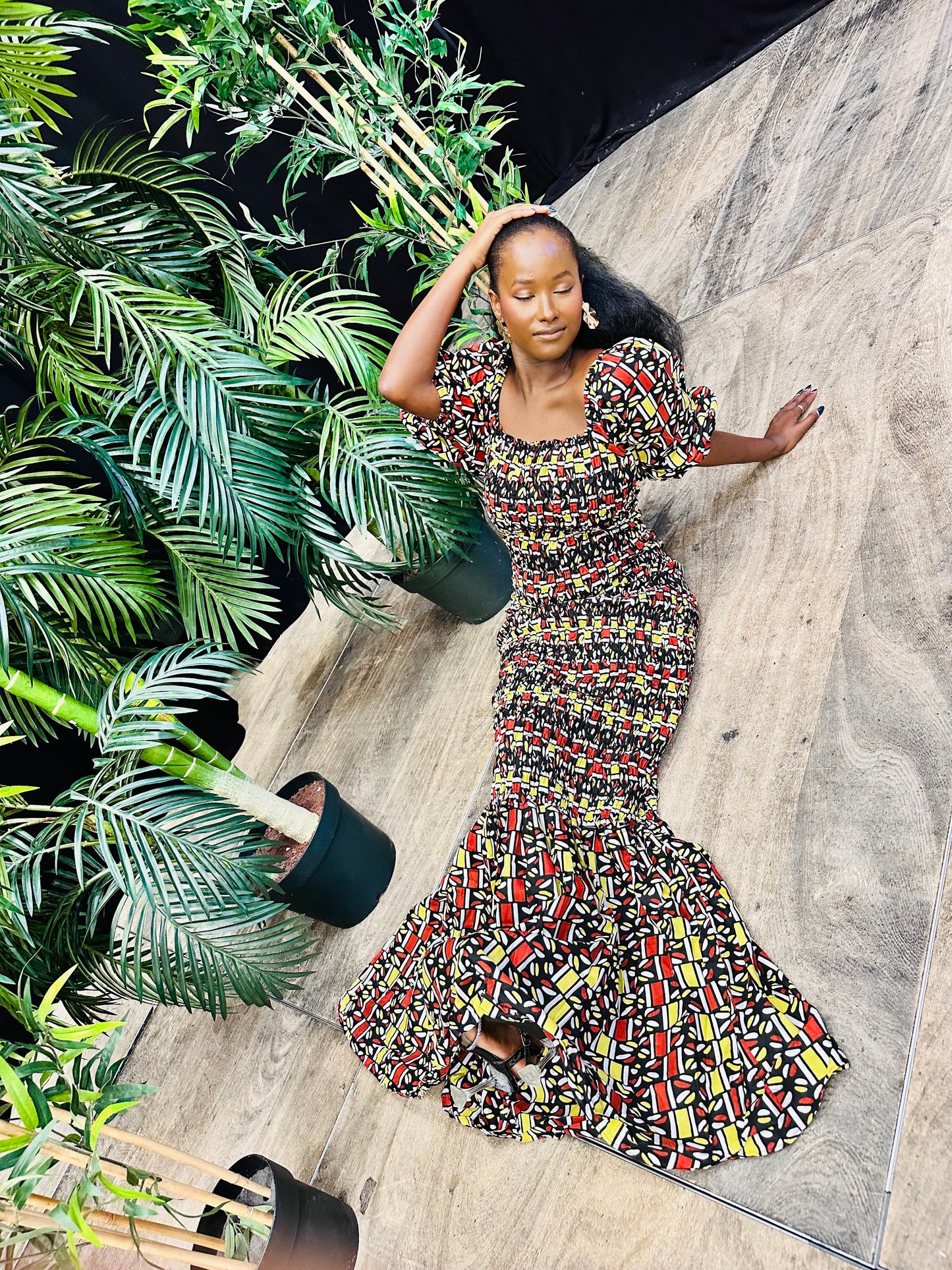 Location Robe en Wax - Robe Africaine à louer