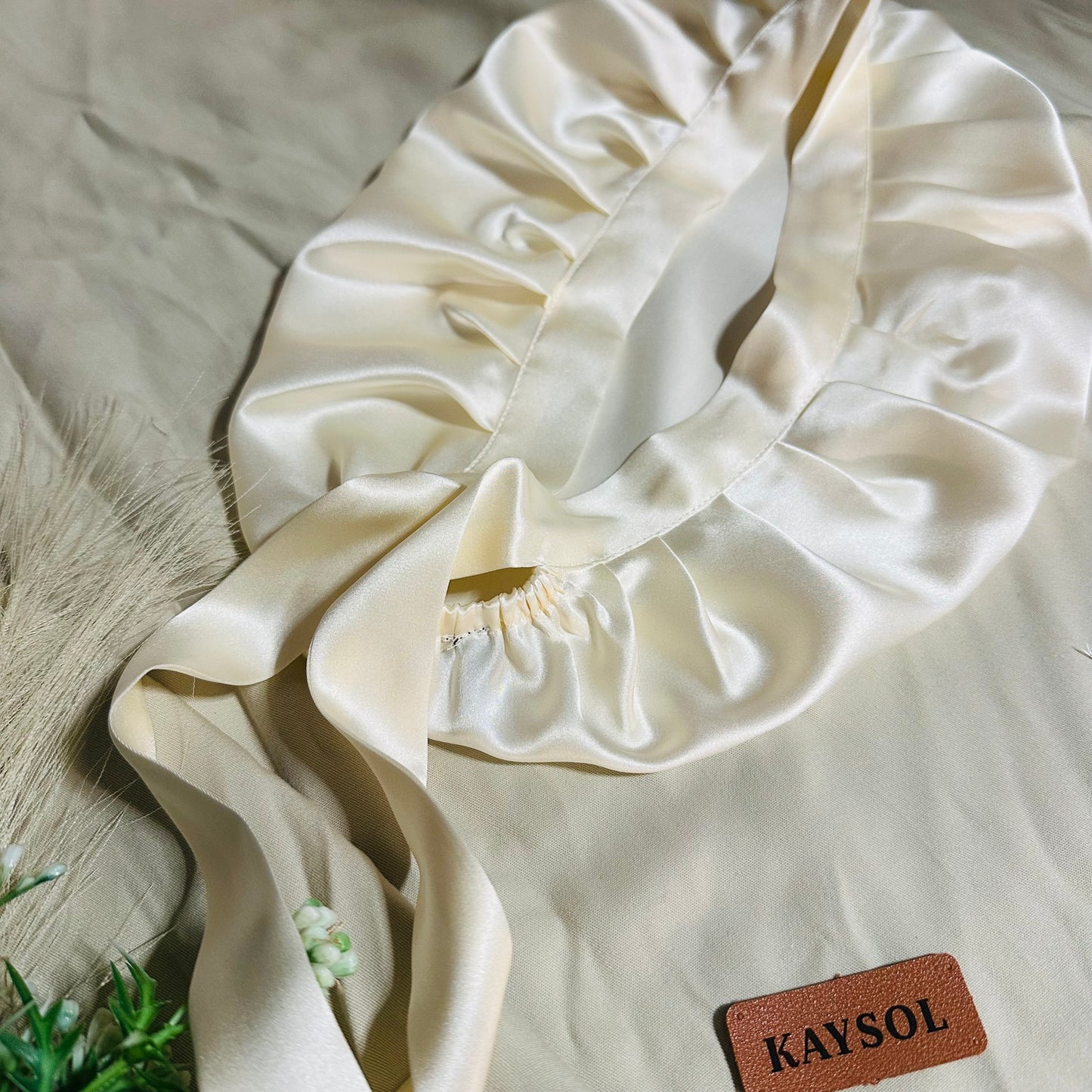Adjustable Mulberry Silk Bonnet – 100% Natural 19 Momme Silk
