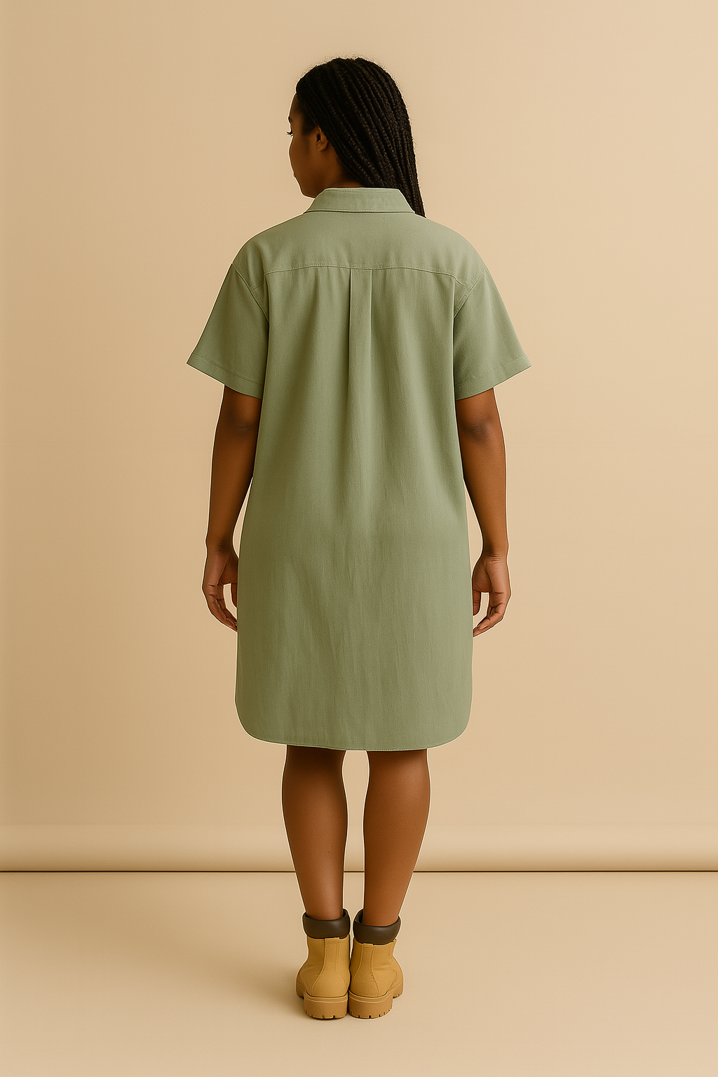 Patron PDF Robe-Chemise - Oversize - 34 – 56 | Formats A4 & A0 | Trilingue