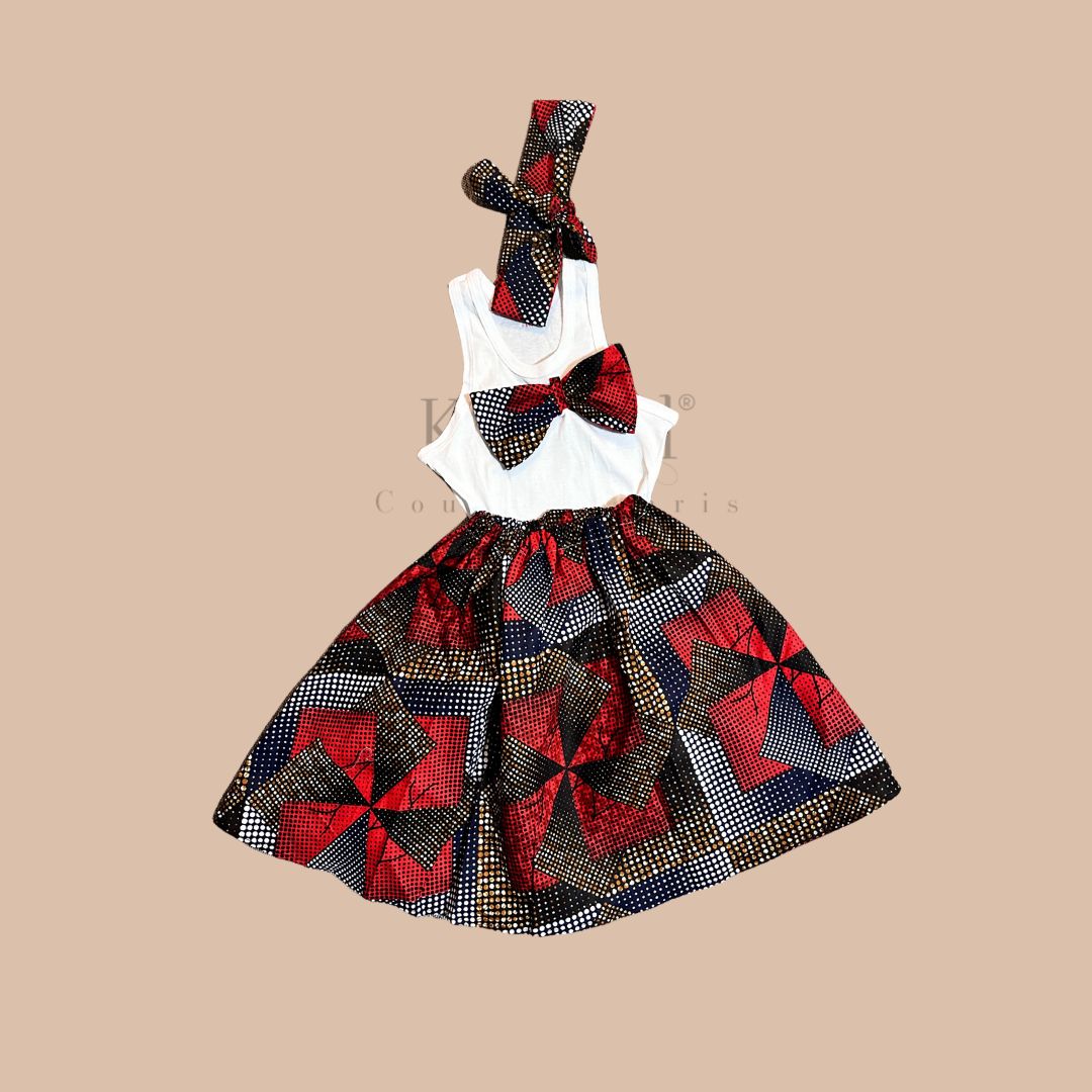 Ensemble 3 pièces bébé - Wax rouge