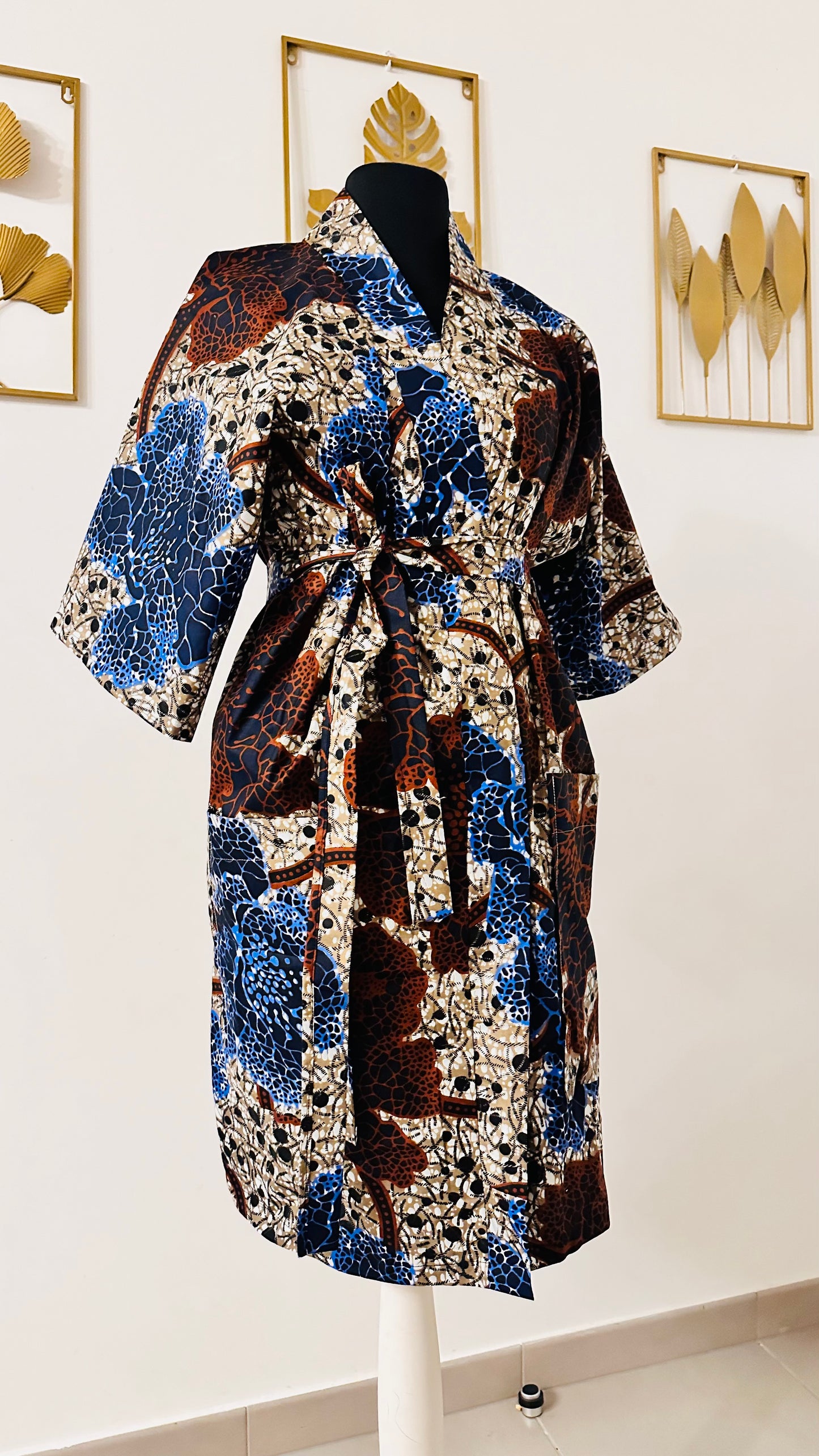 Kimono en Wax - Mi long