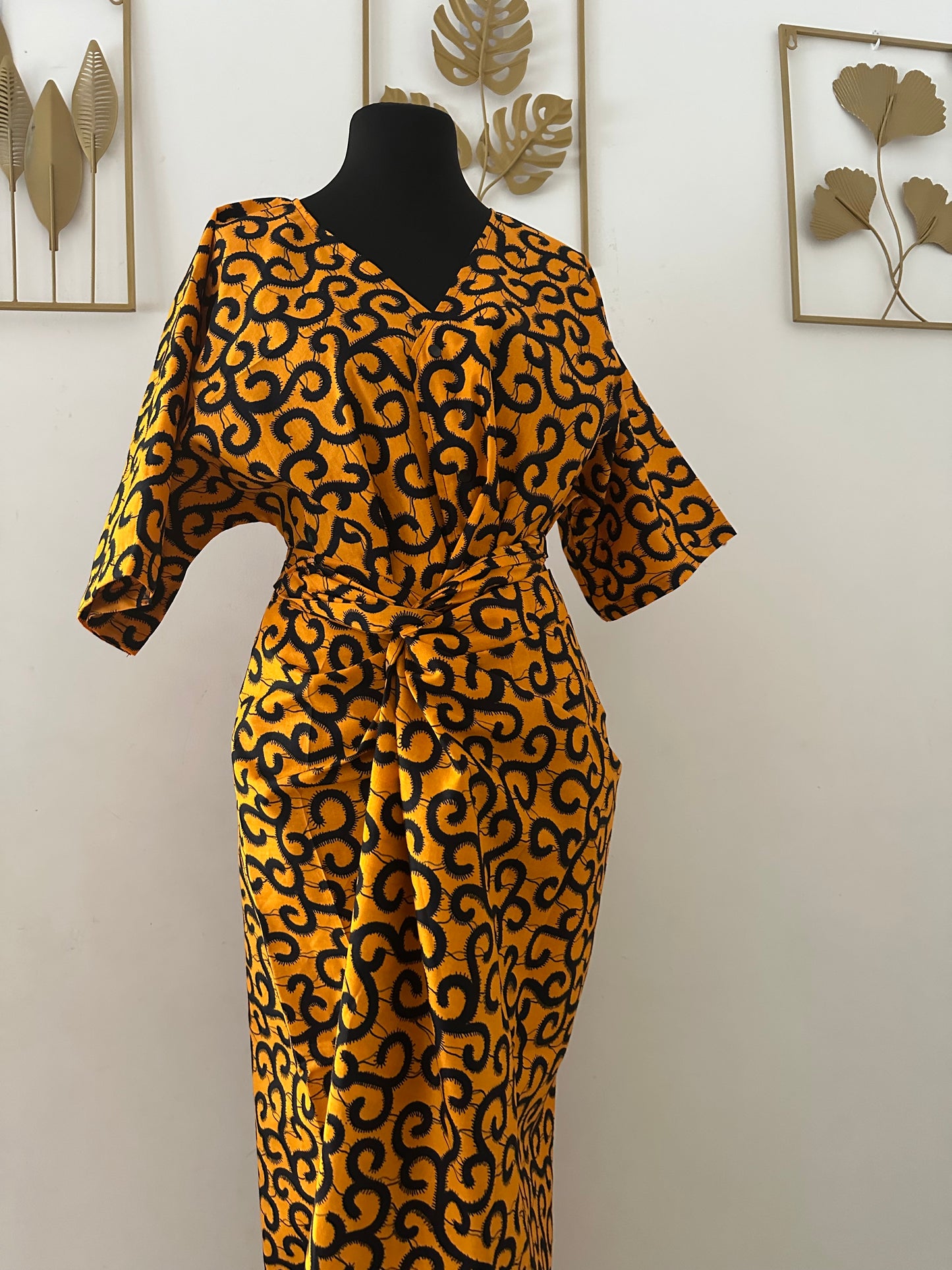 Ensemble deux pieces en Wax - Ensemble femme en Wax authentique