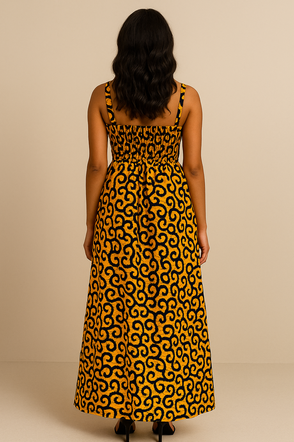 Robe bustier wax jaune
