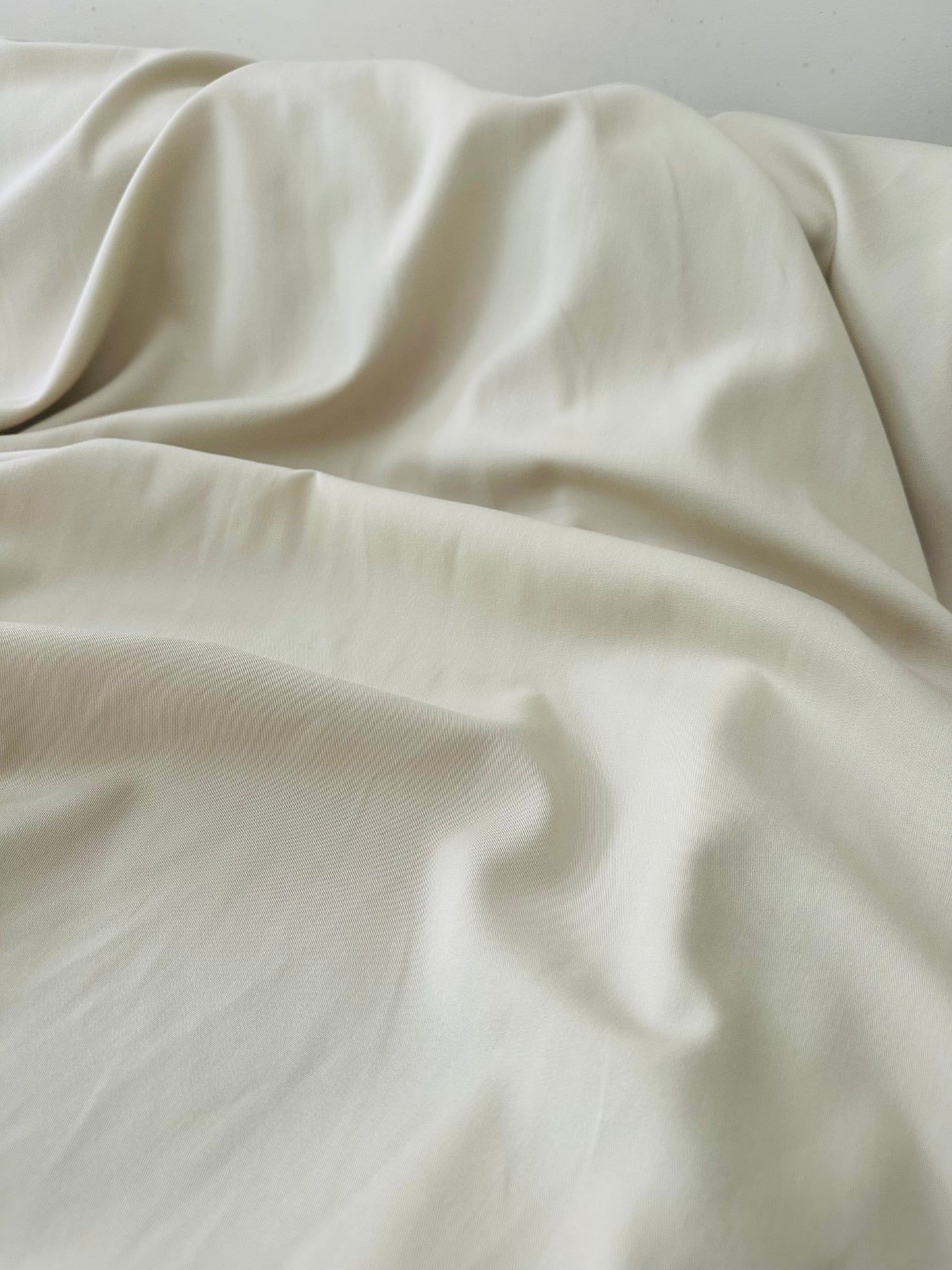Tissu coton épais Fluide - au mètre - Beige