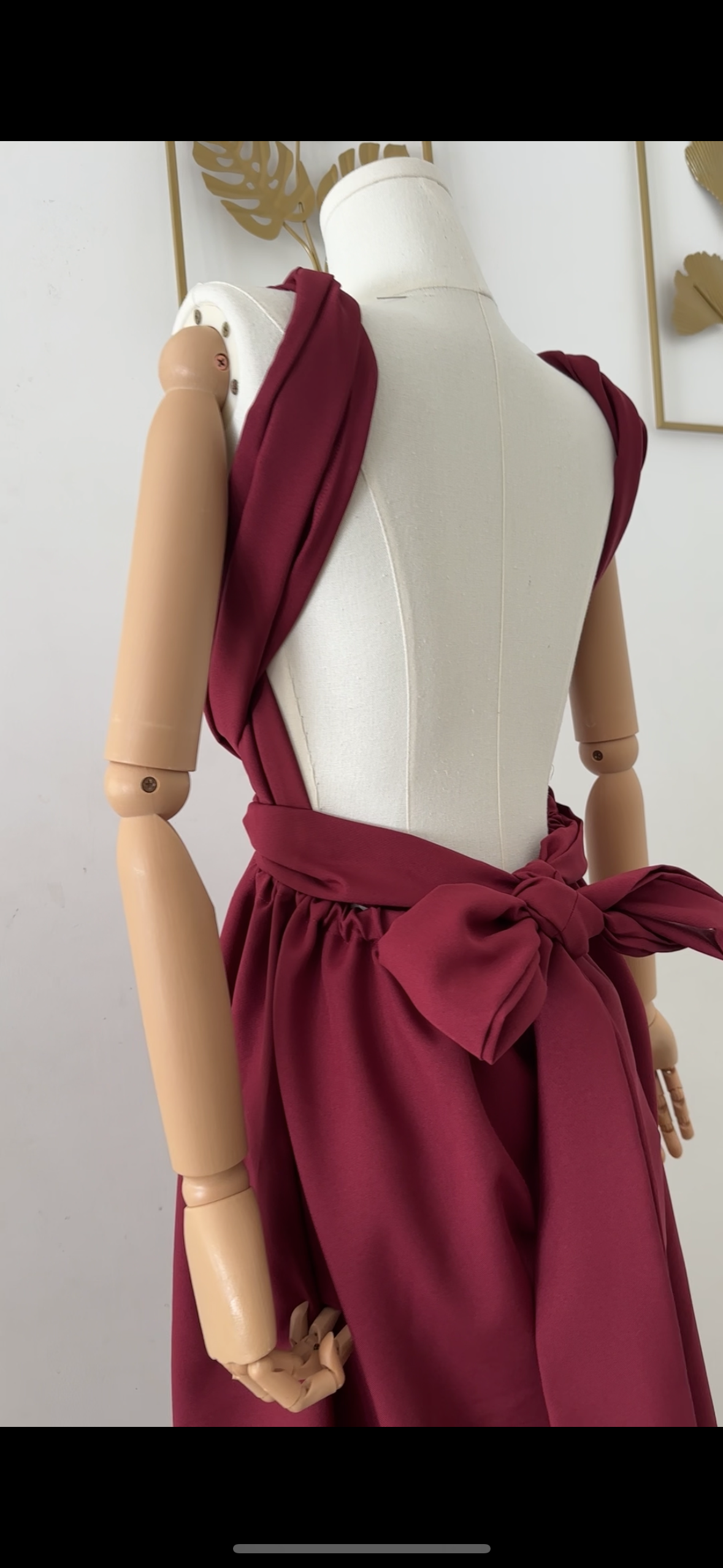 Robe infinity Bordeaux - Robe demoiselle d’honneur Bordeaux