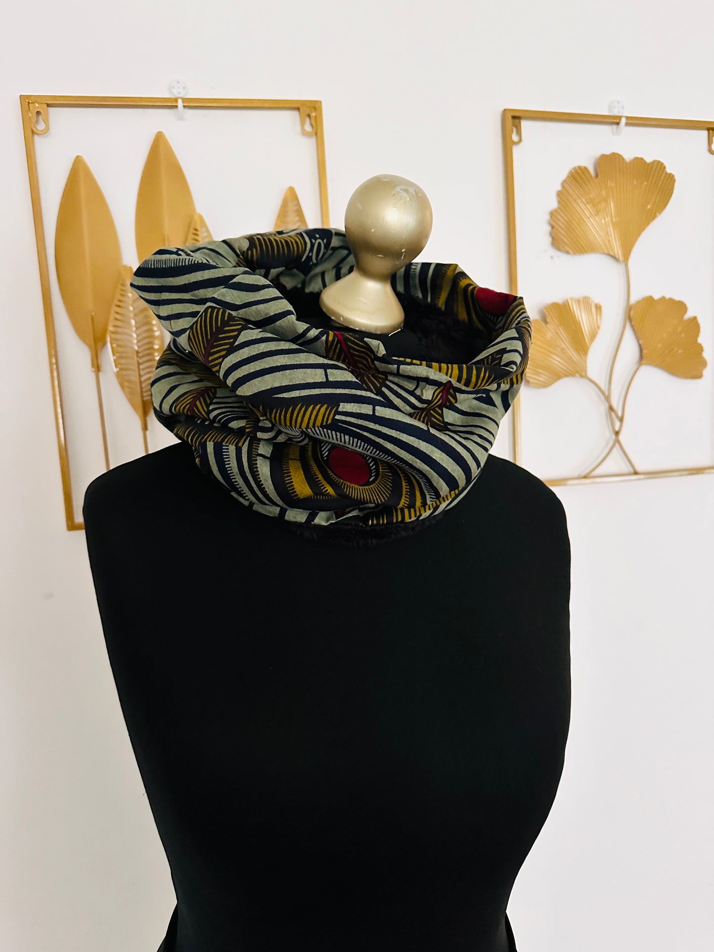 Snood en wax - tour de cou originale - kente