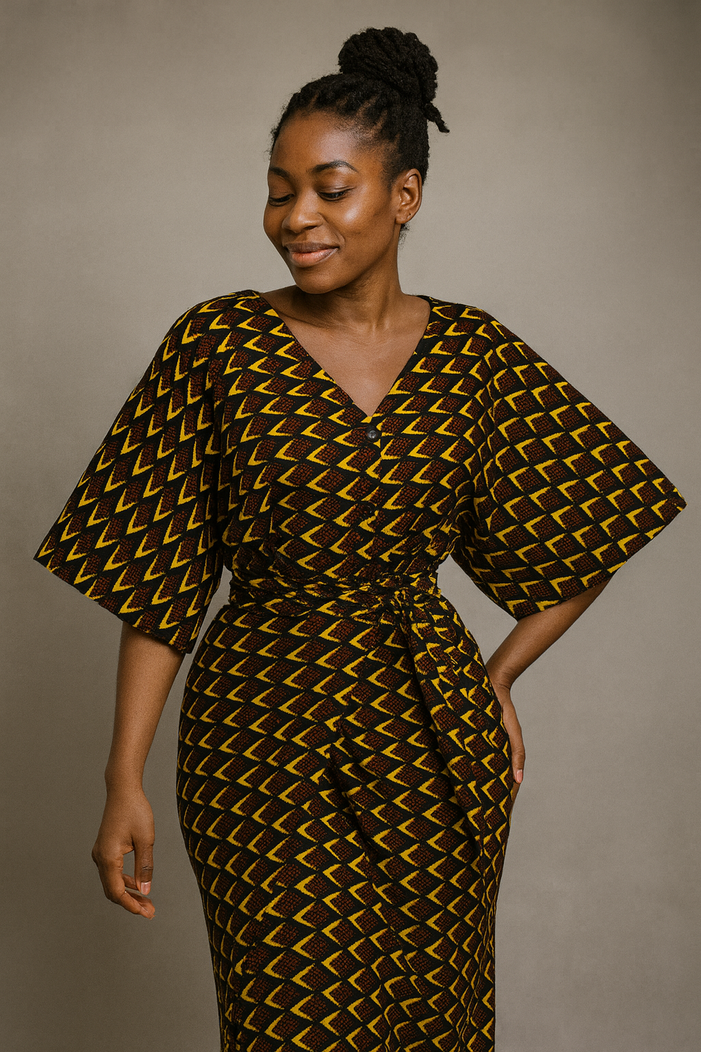 Ensemble deux pieces en Wax - Ensemble femme en Wax authentique