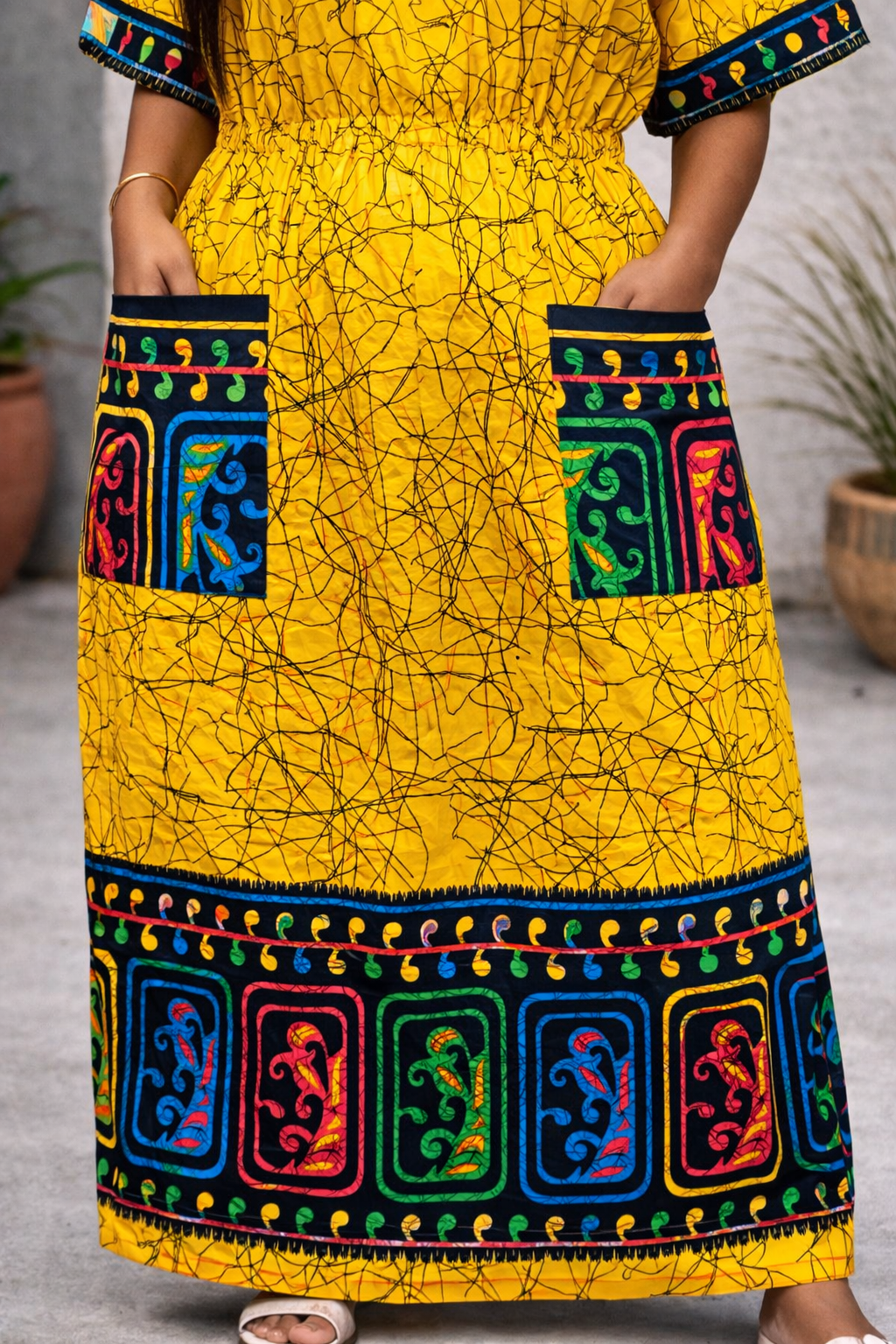 Robe ample tie and dye - Robe de maison - Ample