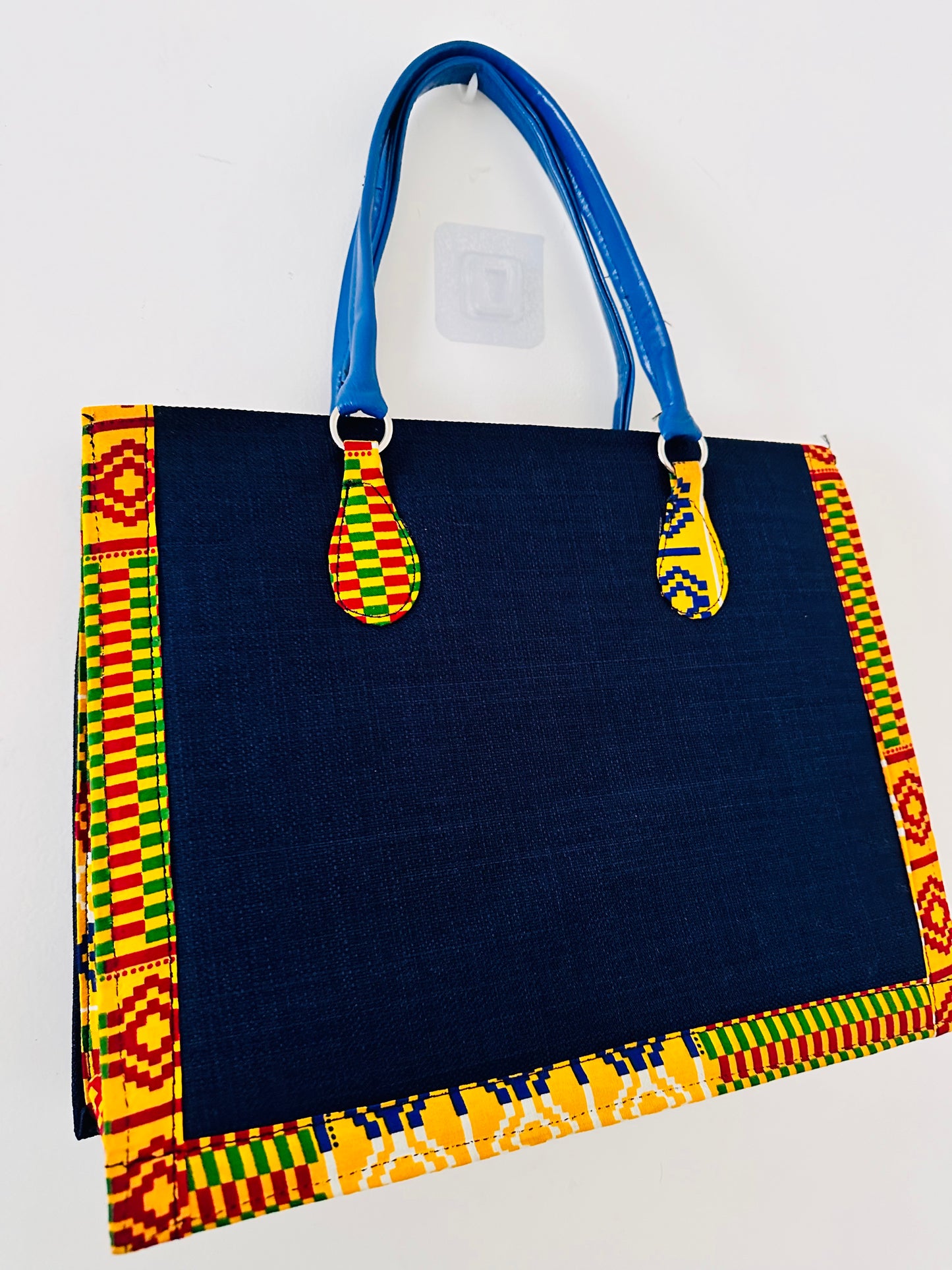 Sac cabas africa style - Bleu marine - Multicolor