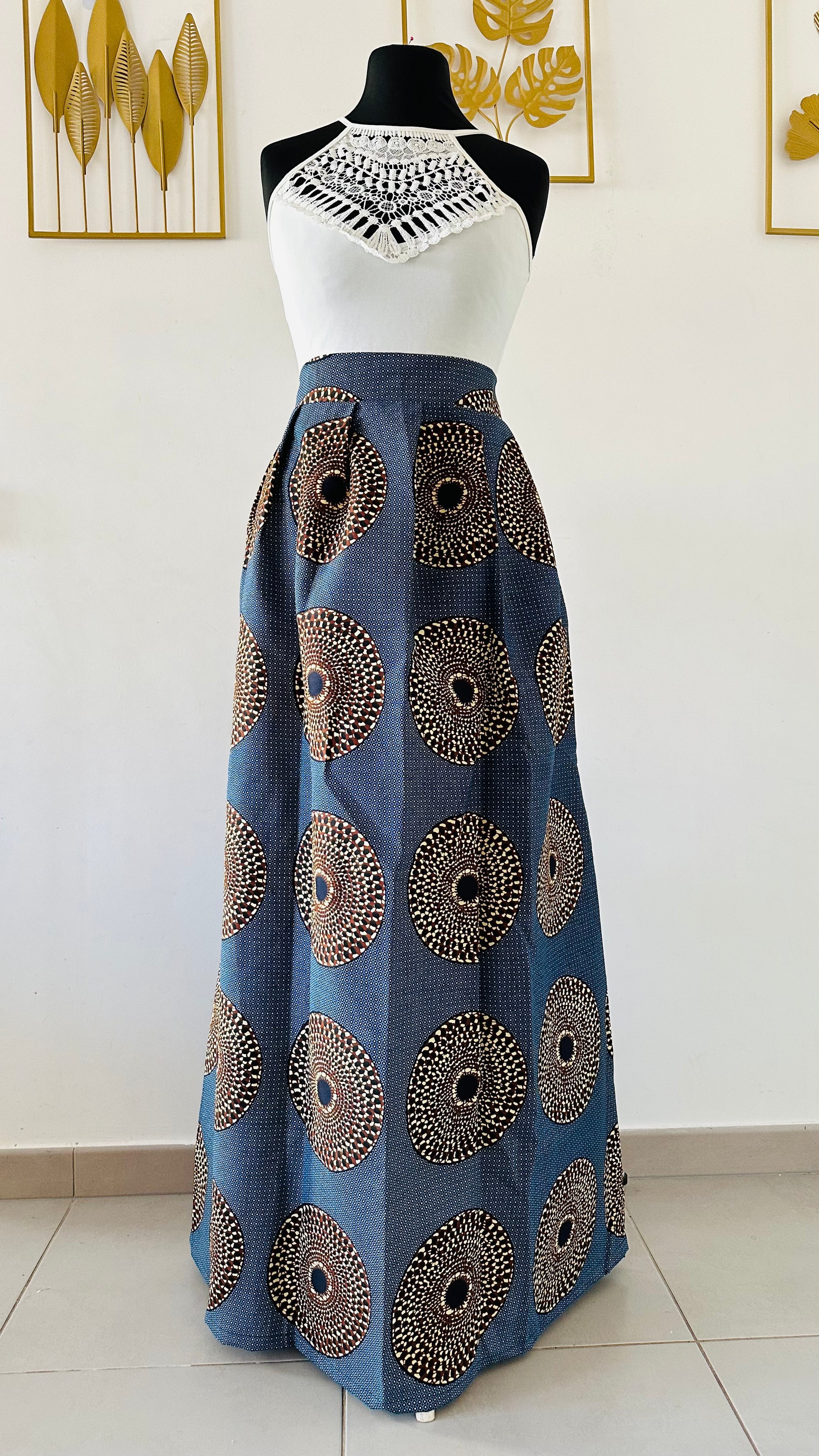 Jupe africaine longue - tenue mariage -africain-tenue demoiselle d'honneur - robe de soirée africaine - robe mariage traditionnel - jupe traditionnelle