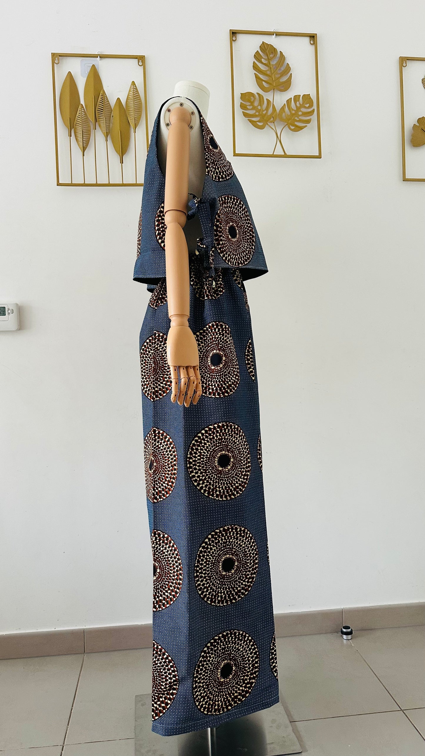 Ensemble femme wax « Harmonie » – Kaysol Couture – Tenue 2 pièces chic