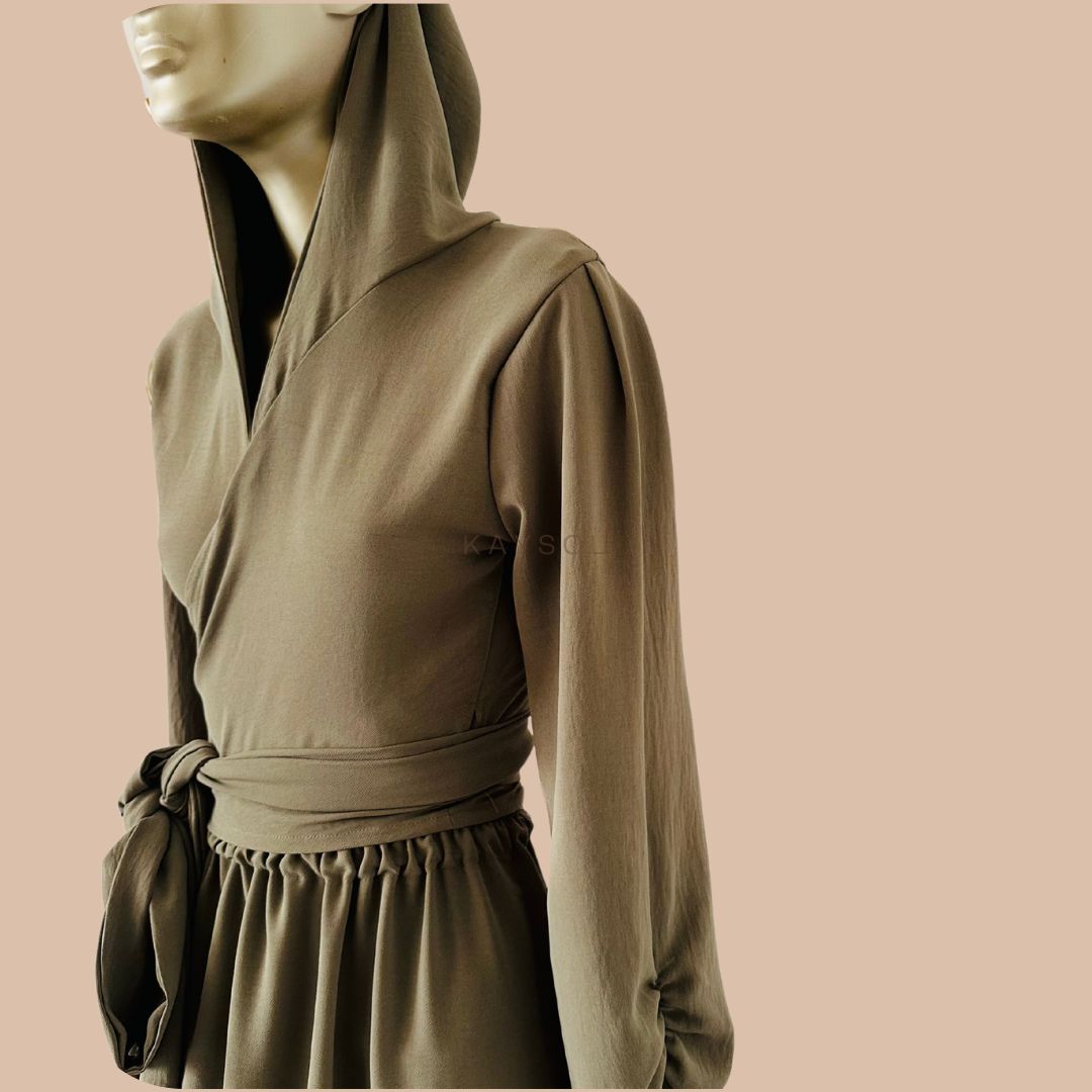Patron de couture haut avec Capuche - Pdf à télécharger - Blouse Aisha Capuche