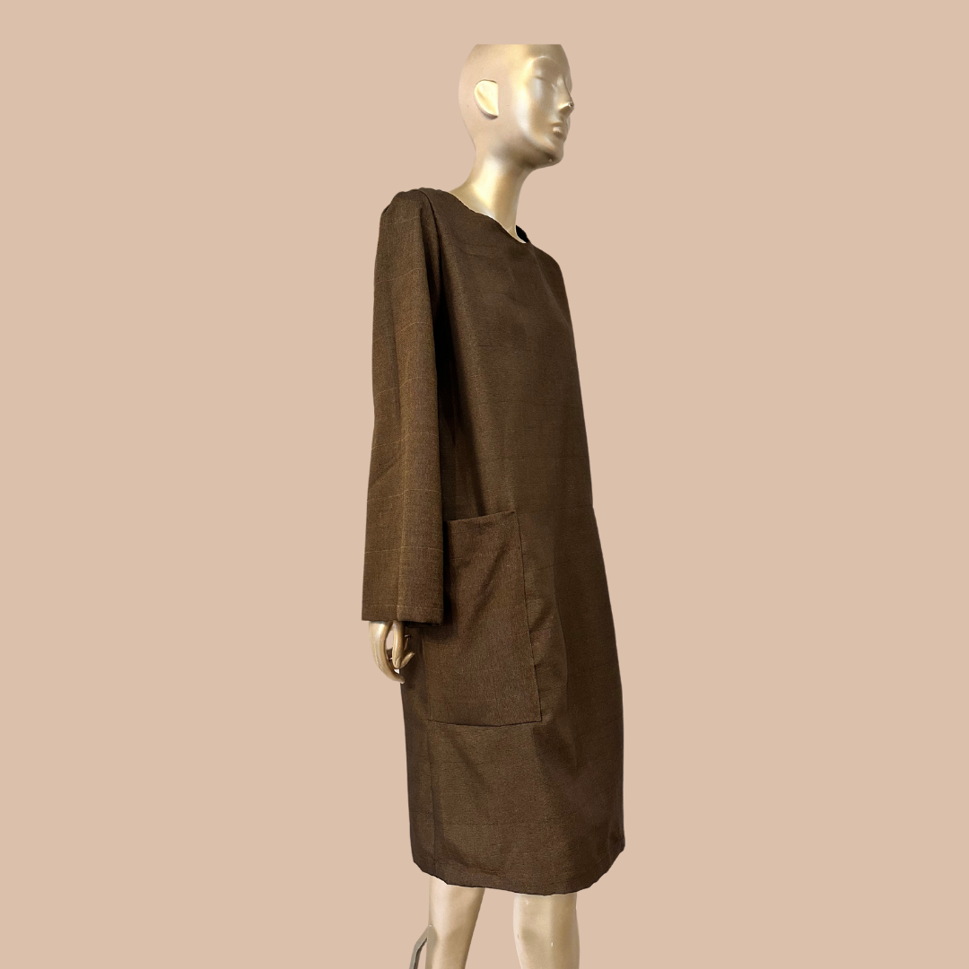 Patron couture robe d'hiver - Taille 34 à 56 - EU-US - Patron couture PDF