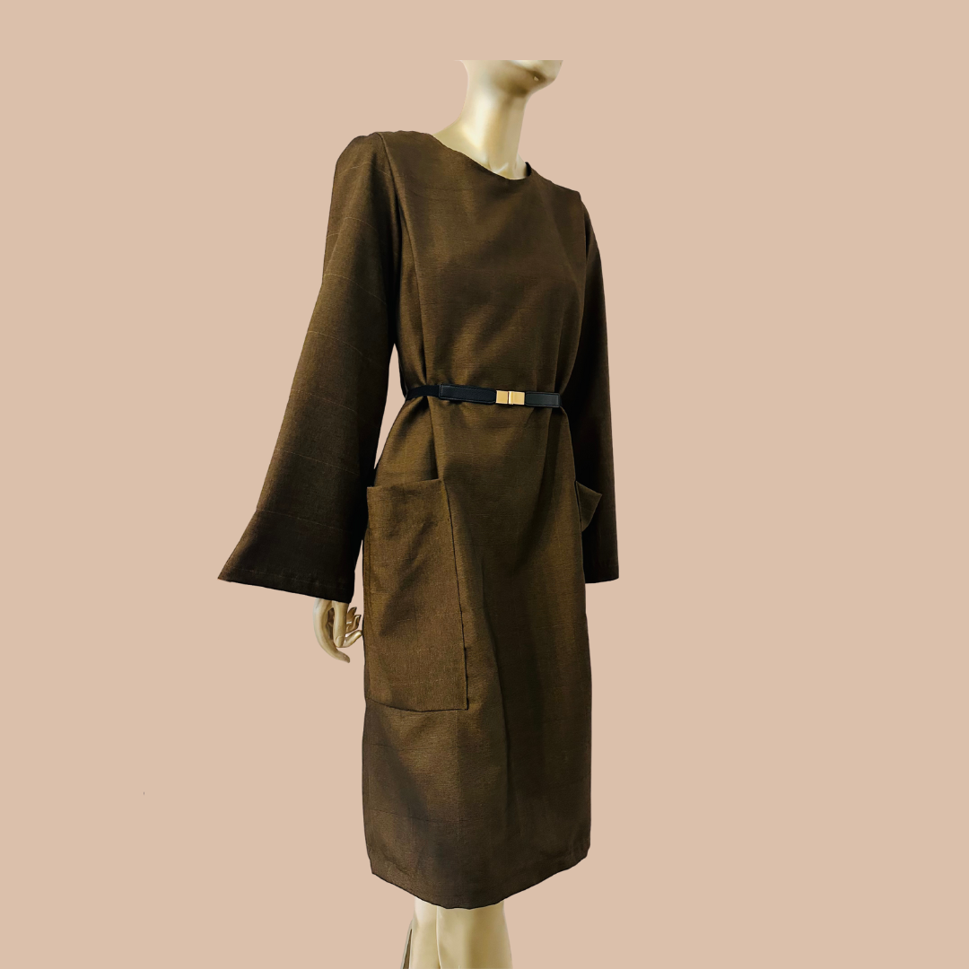 Patron couture robe d'hiver - Taille 34 à 56 - EU-US - Patron couture PDF