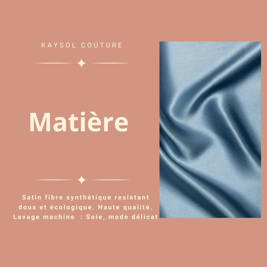 Heatless Curler en Satin - Bigoudi cheveux Beige - Kaysol Couture