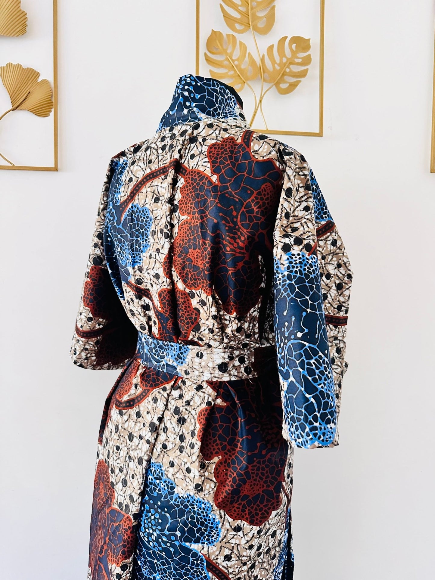 Kimono maxi en Wax - Kaysol Couture