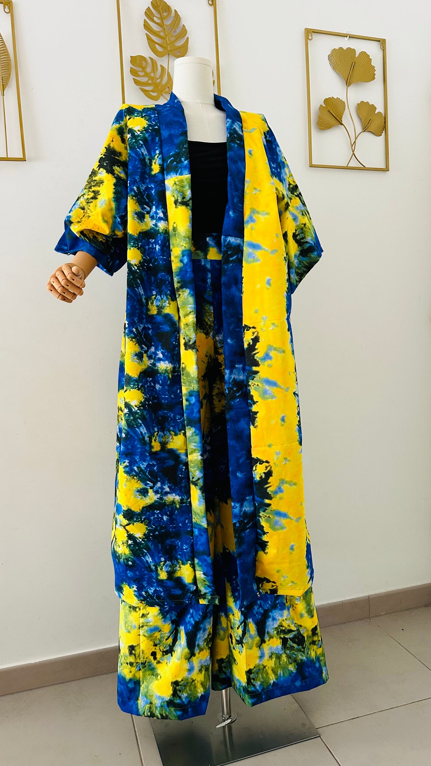 kimono long tie and dye