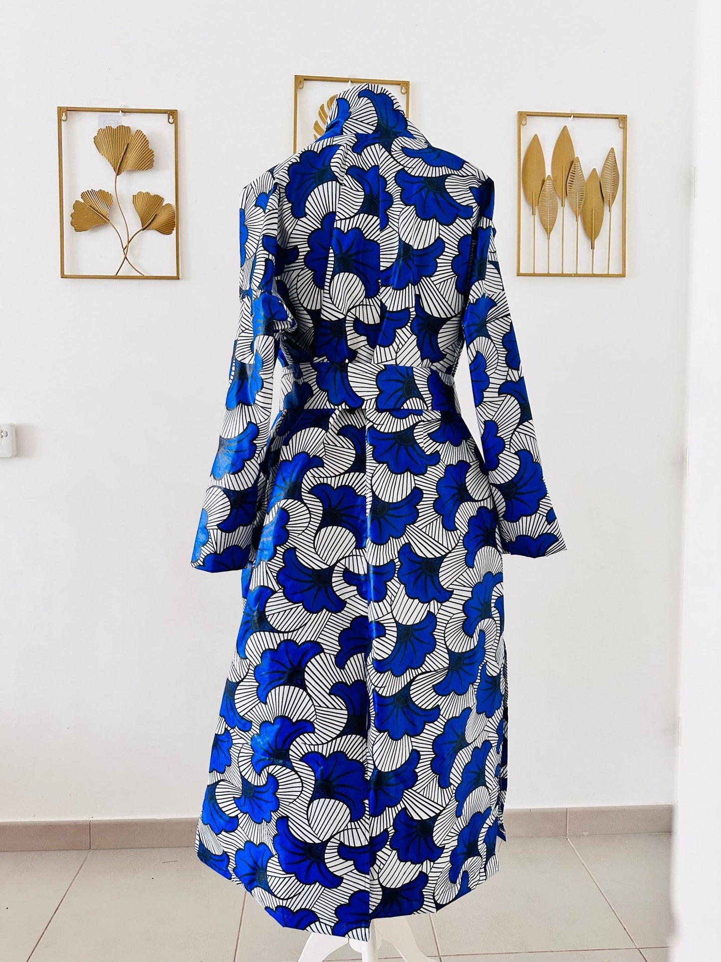 Maxi Kimono en Wax - Kaysol Couture