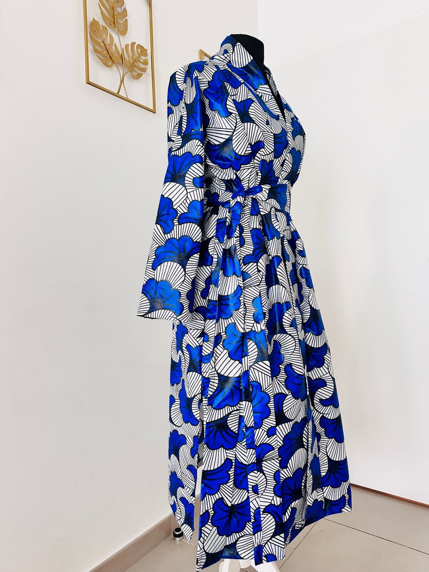 Maxi Kimono en Wax - Kaysol Couture